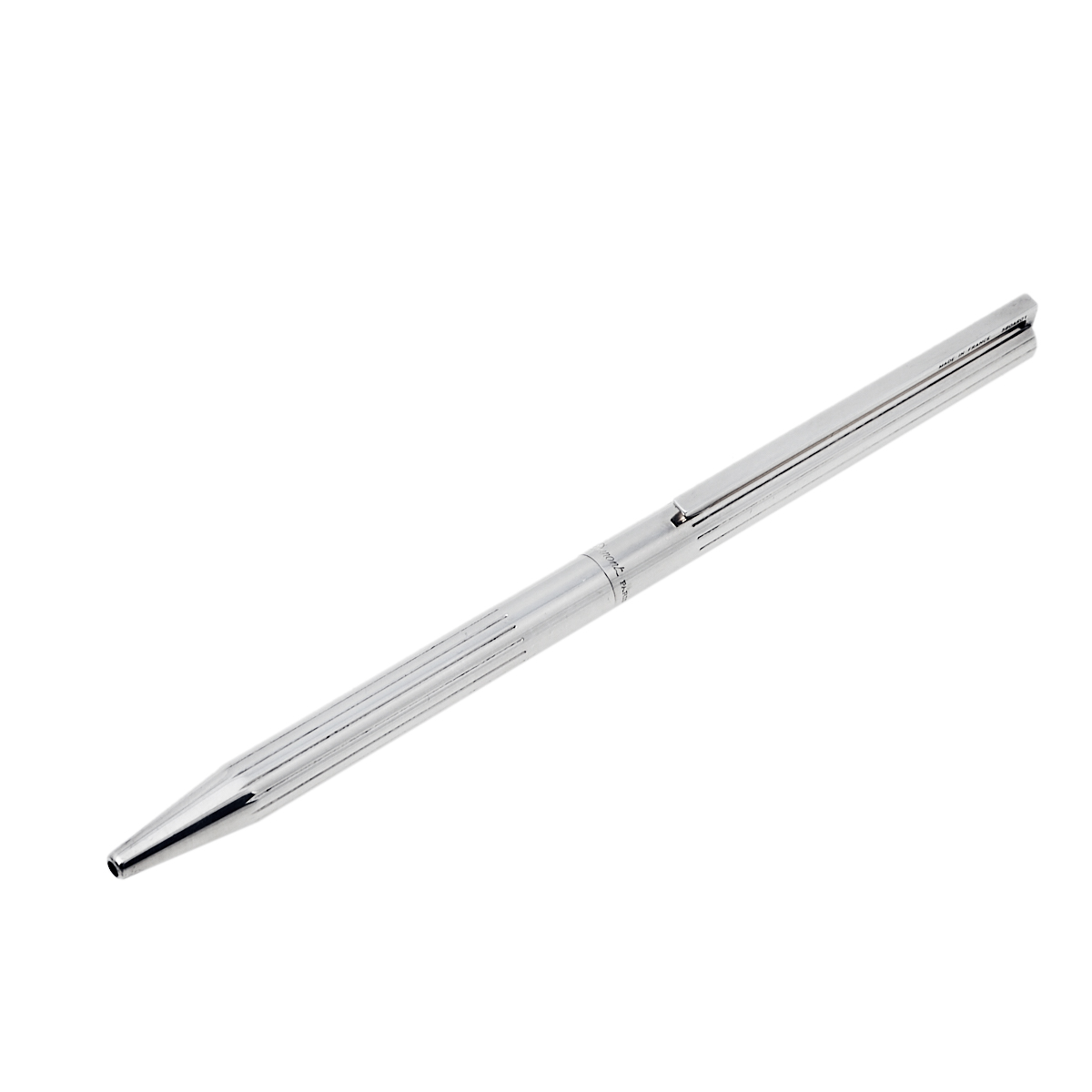 S.T. Dupont Classique Silver Tone Slim Ballpoint Pen