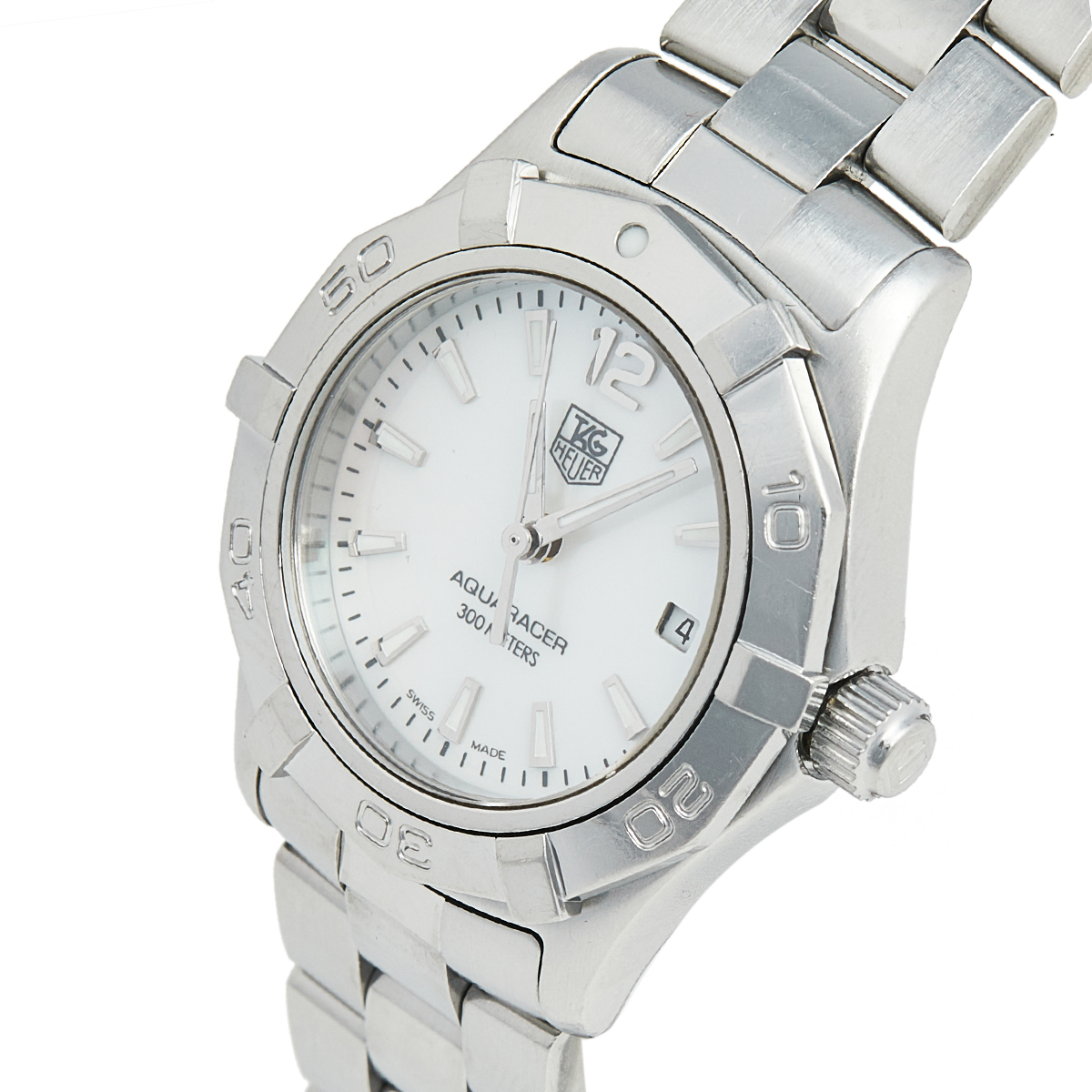 Tag Heuer Mother Of Pearl Stainless Steel Aquaracer WAF1414.BA0823 Women's Wristwatch, Silver
Tag Heuer Mother Of Pearl Stainless Steel Aquaracer WAF1414.BA0823 Women's Wristwatch, Silver