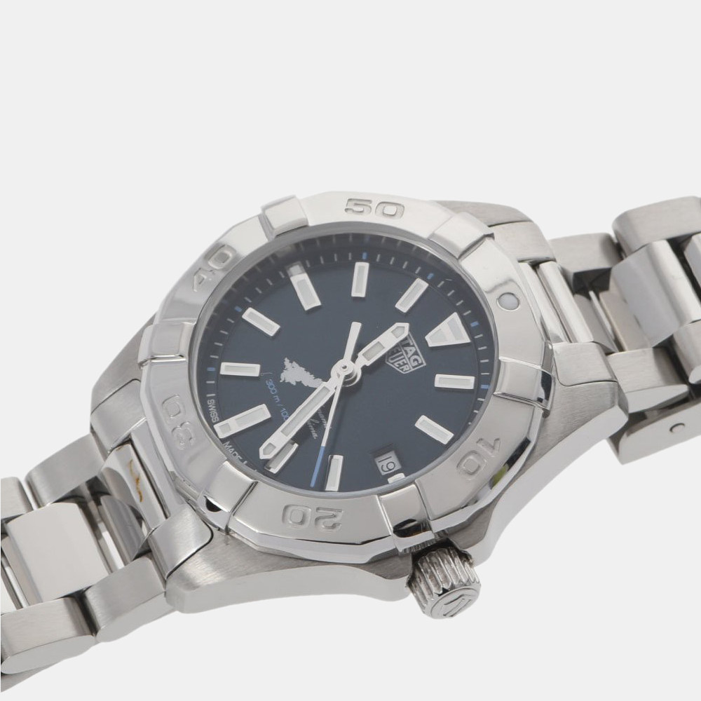 Tag Heuer Blue Stainless Steel Aquaracer WBD1417 Quartz Women's Wristwatch 27 mm
Tag Heuer Blue Stainless Steel Aquaracer WBD1417 Quartz Women's Wristwatch 27 mm