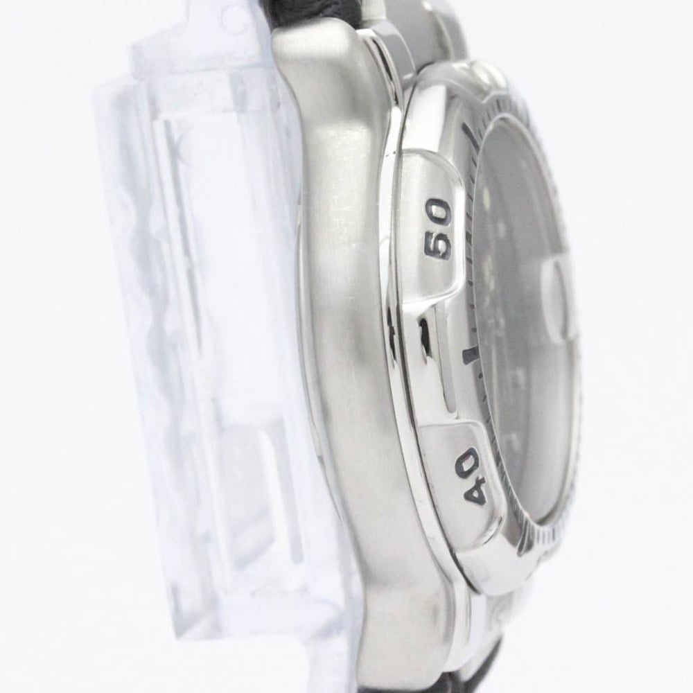 Tag Heuer Grey Stainless Steel Professional Ayrton Senna WH1314 6000 Series Quartz Women's Wristwatch 28 Mm