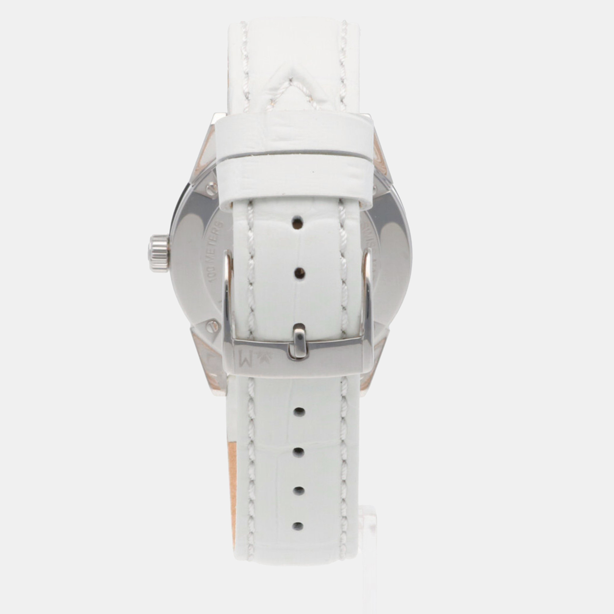 Tag Heuer White Shell Stainless Steel Carrera WBG1312 Quartz Women's Wristwatch 36 Mm