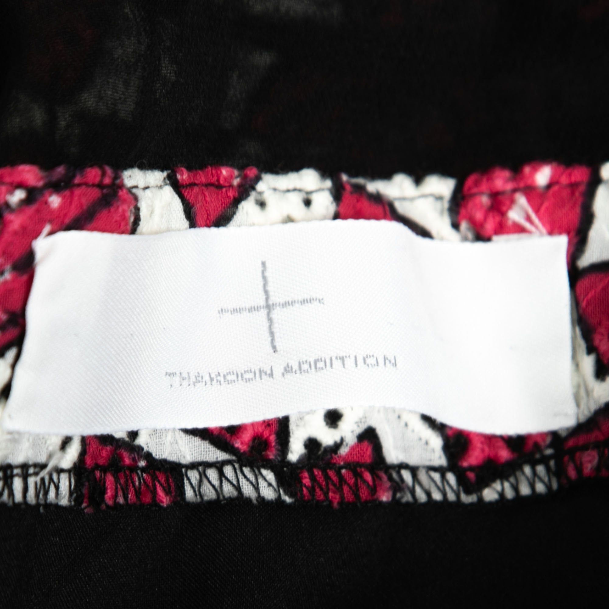Thakoon Addition Fuchsia Pink Printed Cotton Cami Dress XS