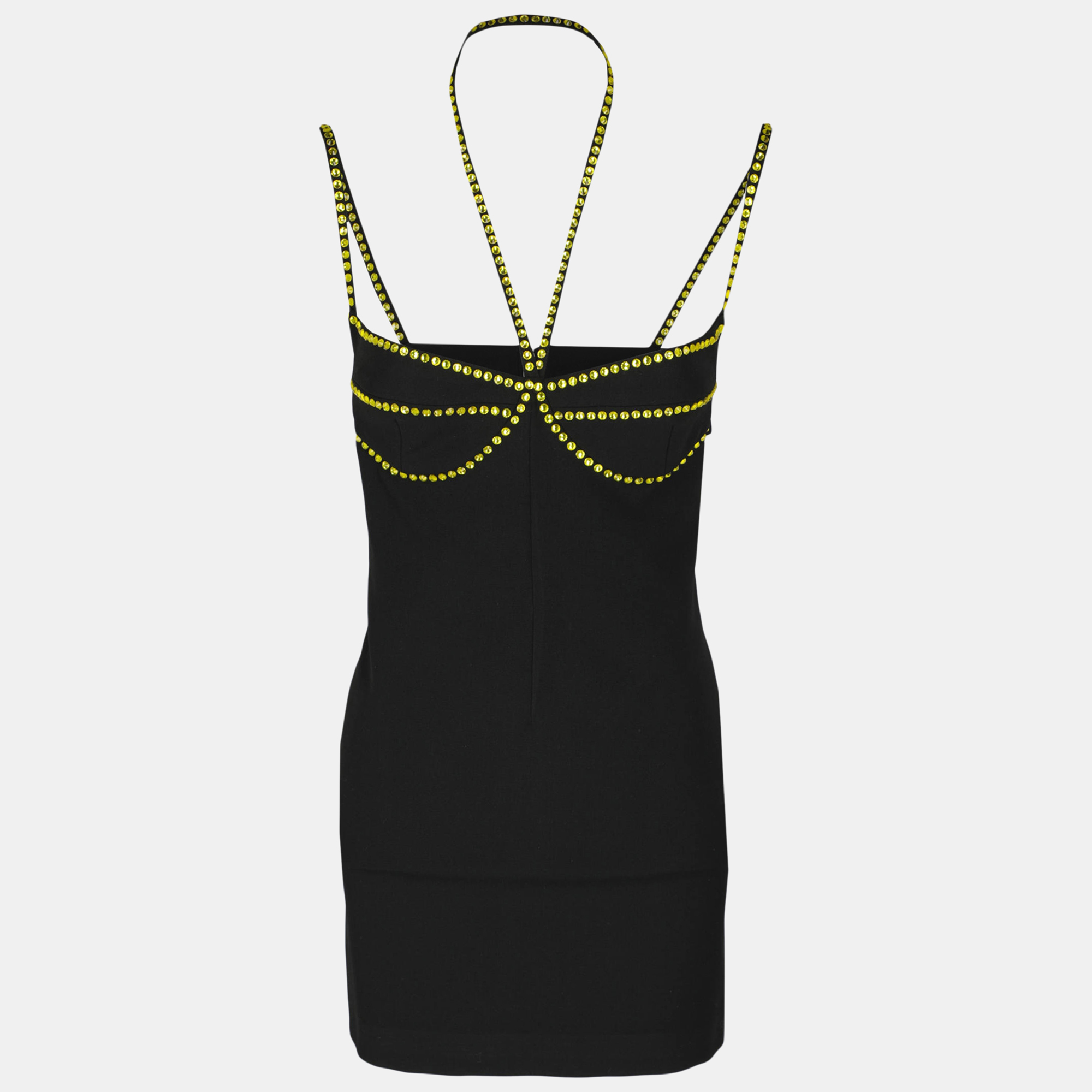 The Attico  Women's Synthetic Fibers Mini Dress - Black - XS