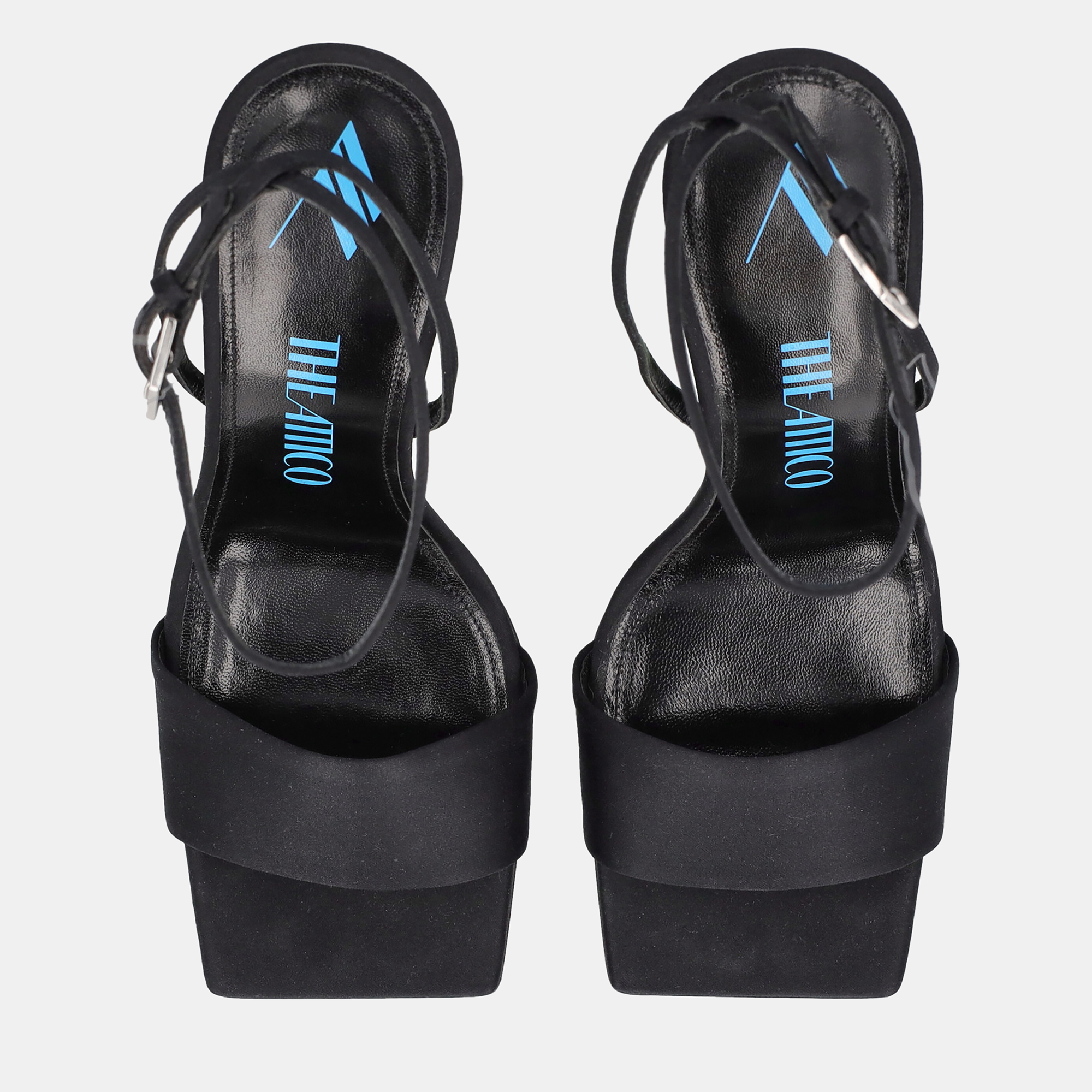 The Attico  Women's Fabric Sandals - Black - EU 40
