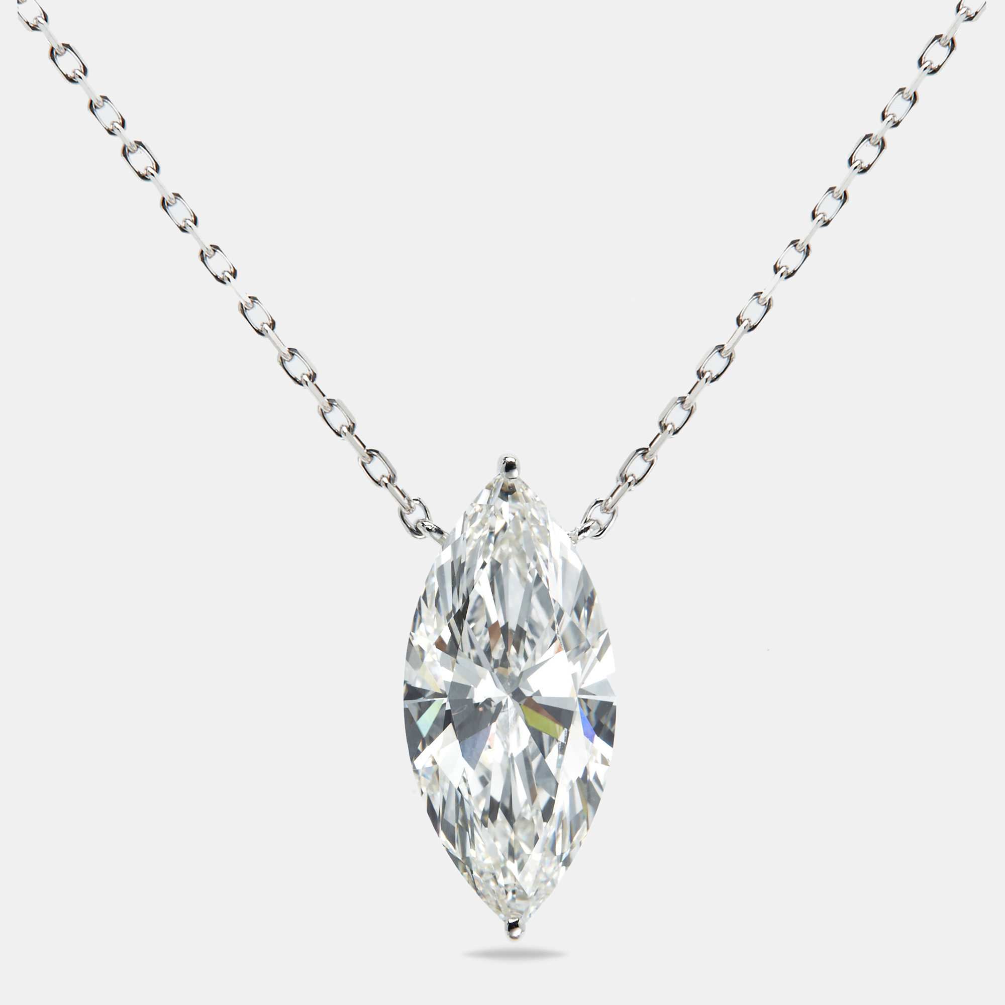 7.00 cts Marquise Briliant Lab Grown Diamond 18k White Gold Chain Necklace
7.00 cts Marquise Briliant Lab Grown Diamond 18k White Gold Chain Necklace