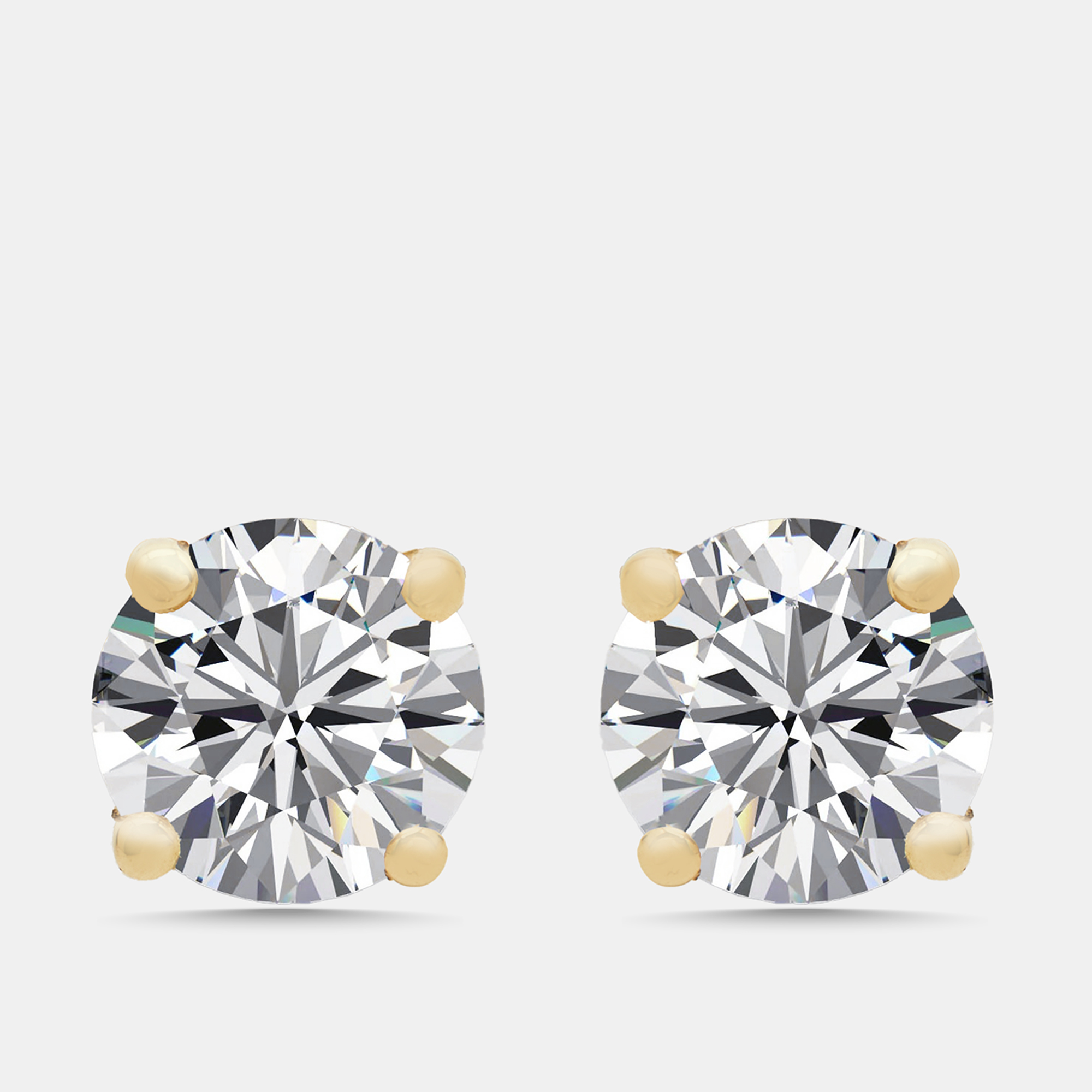 1 cts Round Lab Grown Diamonds 18k Yellow Gold Earrings
1 cts Round Lab Grown Diamonds 18k Yellow Gold Earrings