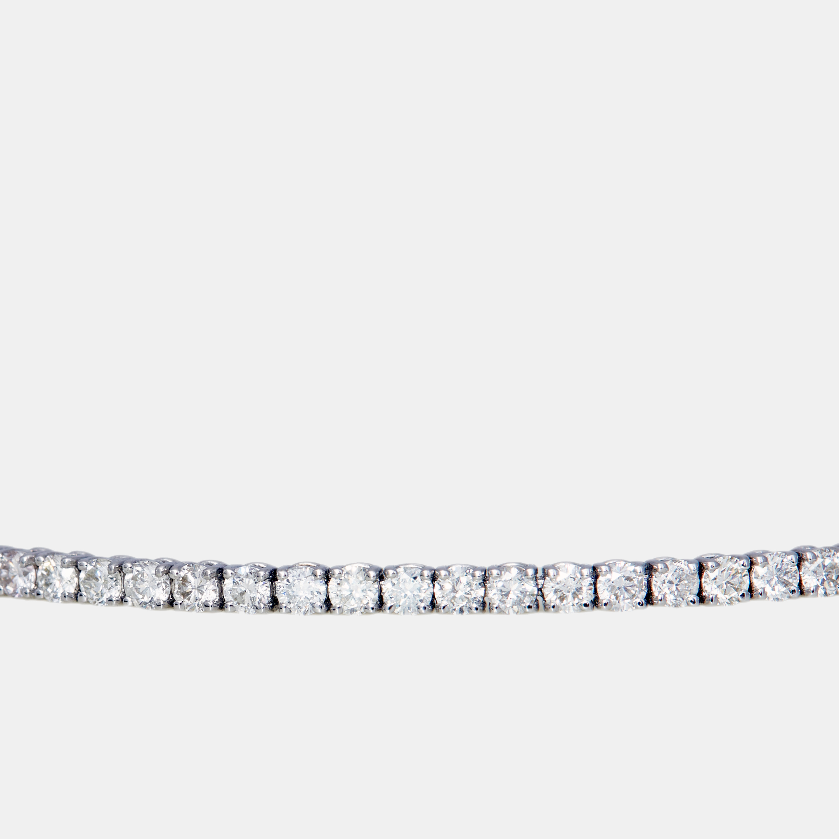 18k White Gold 3 Ct Diamond Bracelet
