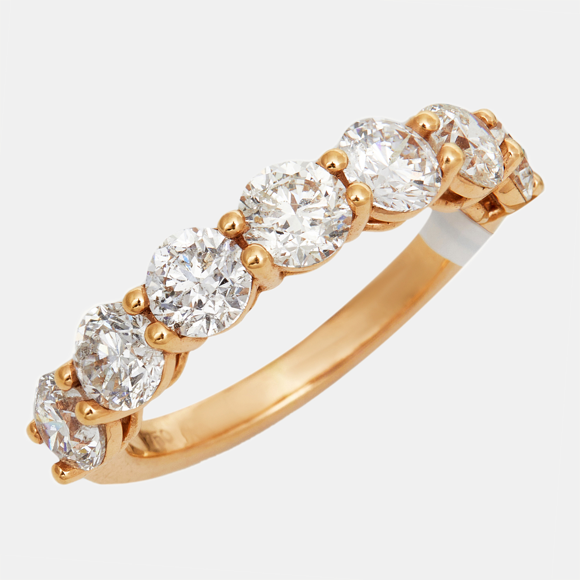 The diamond edit 18k rose gold ring eu 54