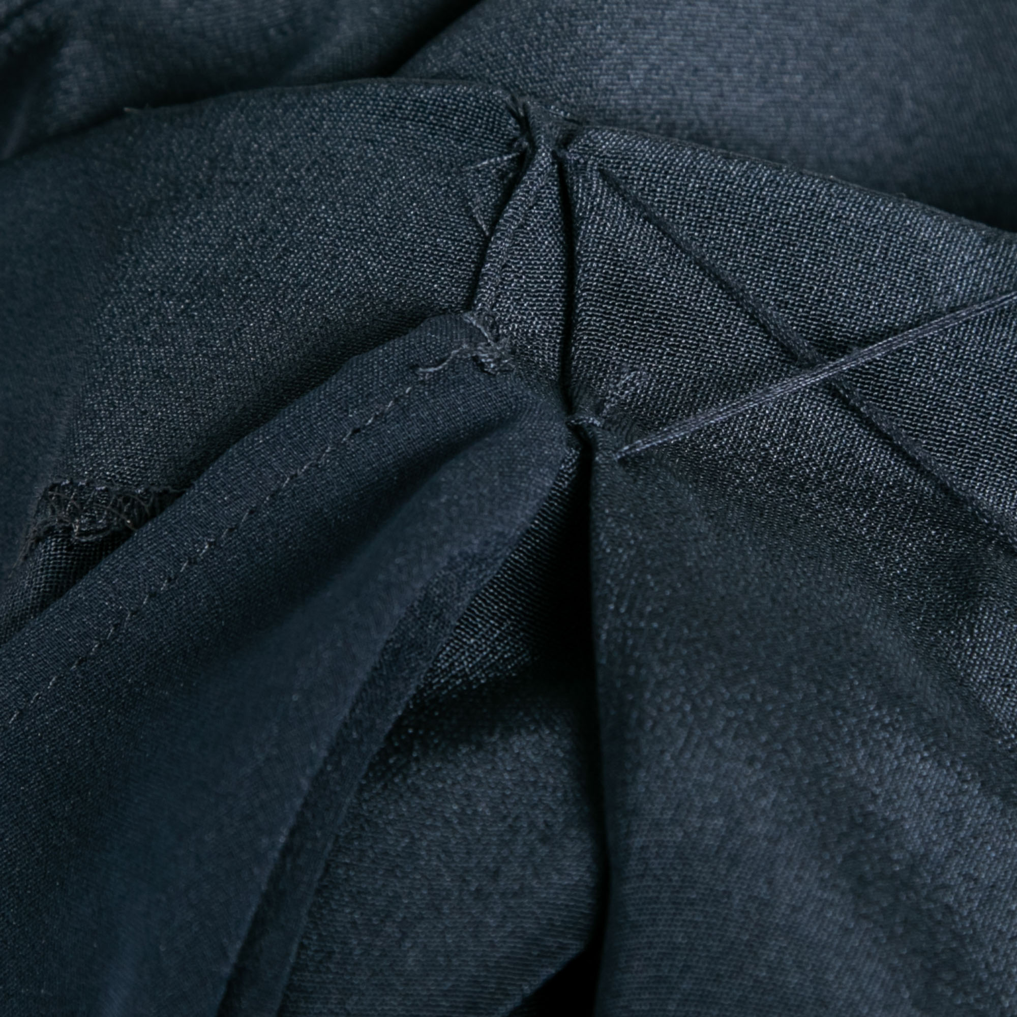 Theory Uniform Blue Silk Ruffled Overlay Landale B Dress XS