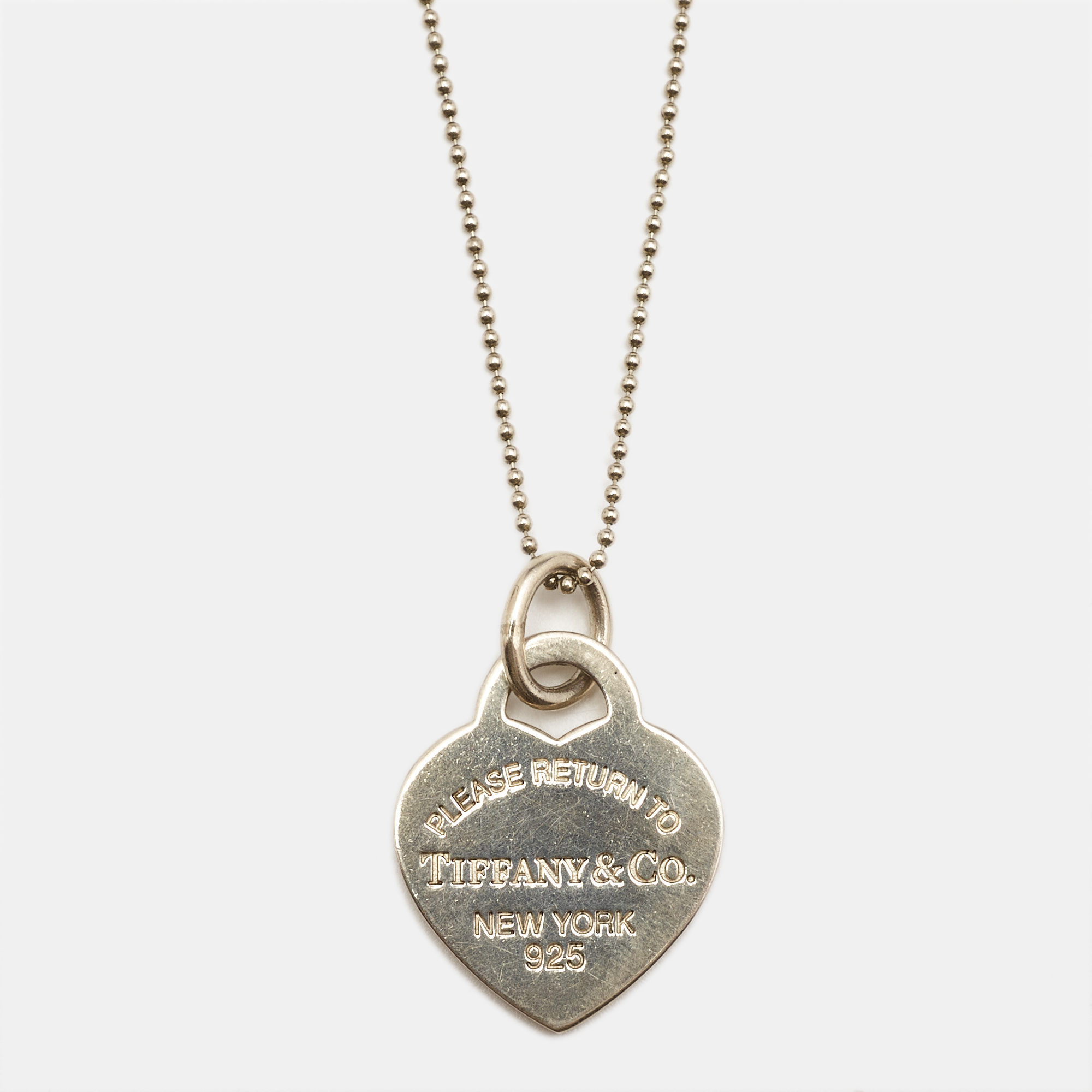 Tiffany & Co. Return To Tiffany Heart Tag Sterling Silver Long Necklace