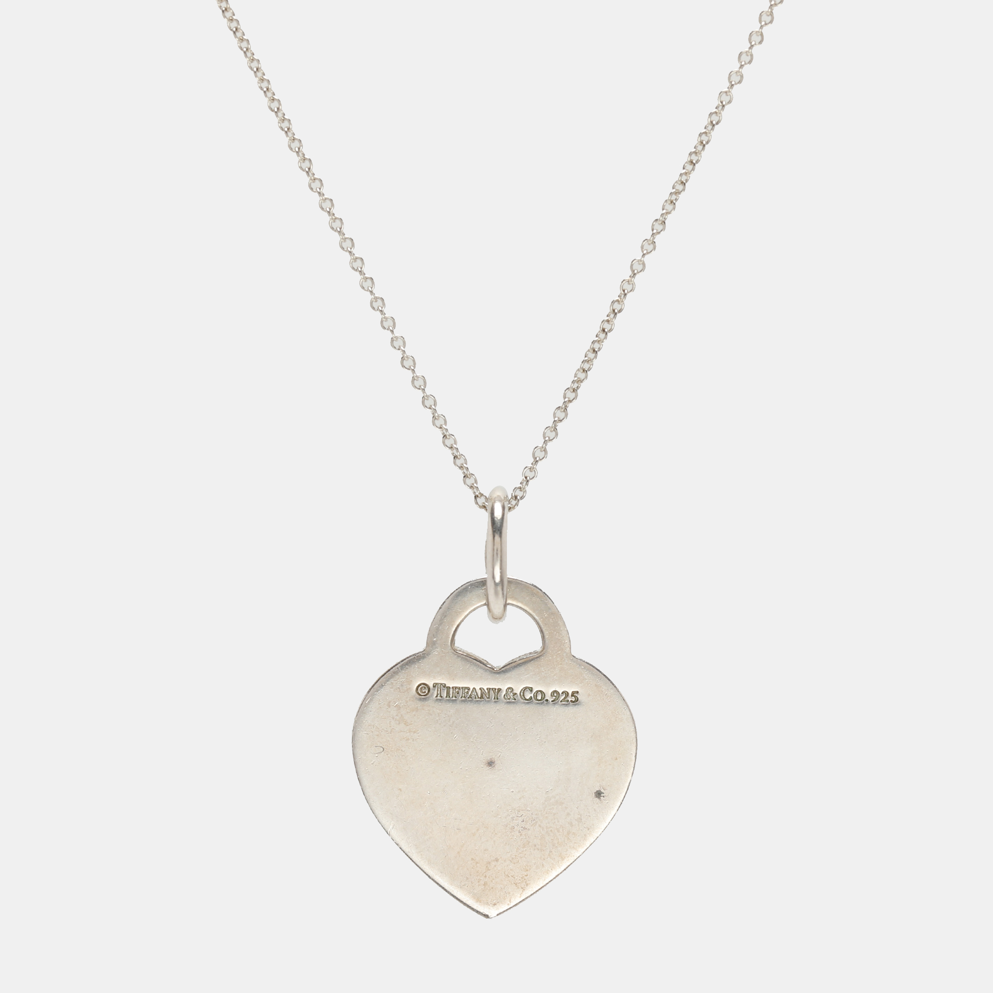 Tiffany & Co. Return To Tiffany Heart Tag Sterling Silver Pendant Necklace