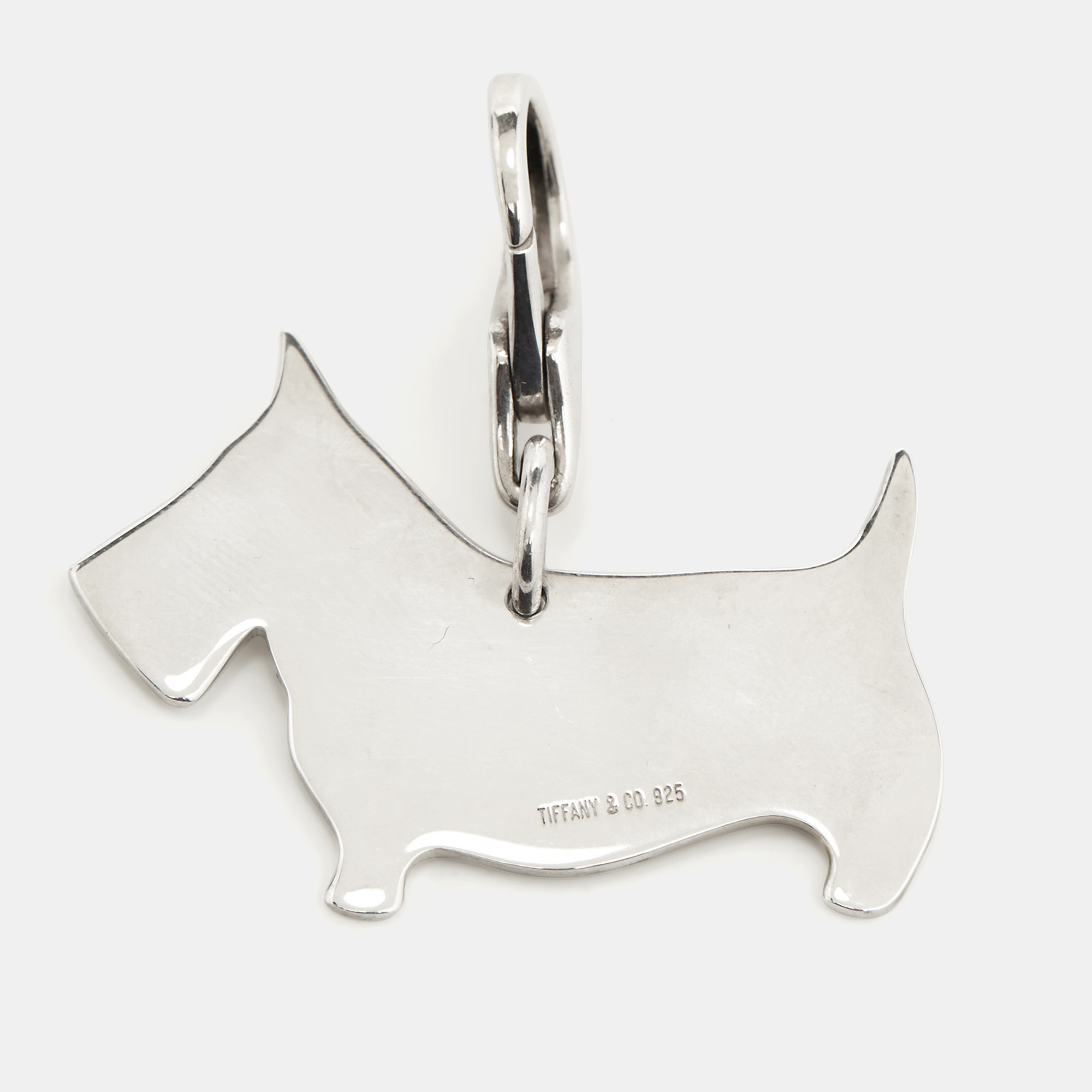 Tiffany & Co.  Dog Sterling Silver Pendant