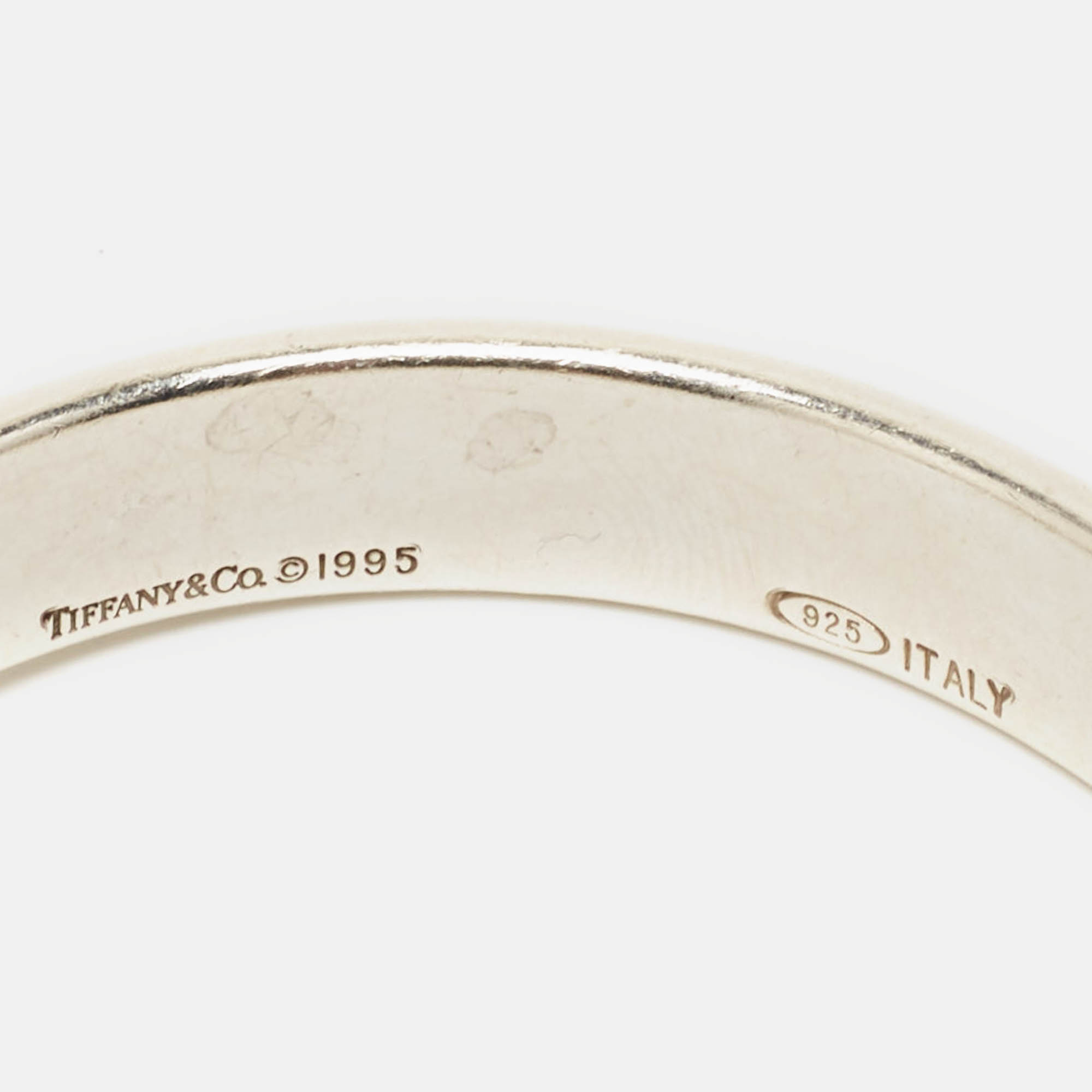 Tiffany & Co. Atlas Sterling Silver Open Cuff Bracelet