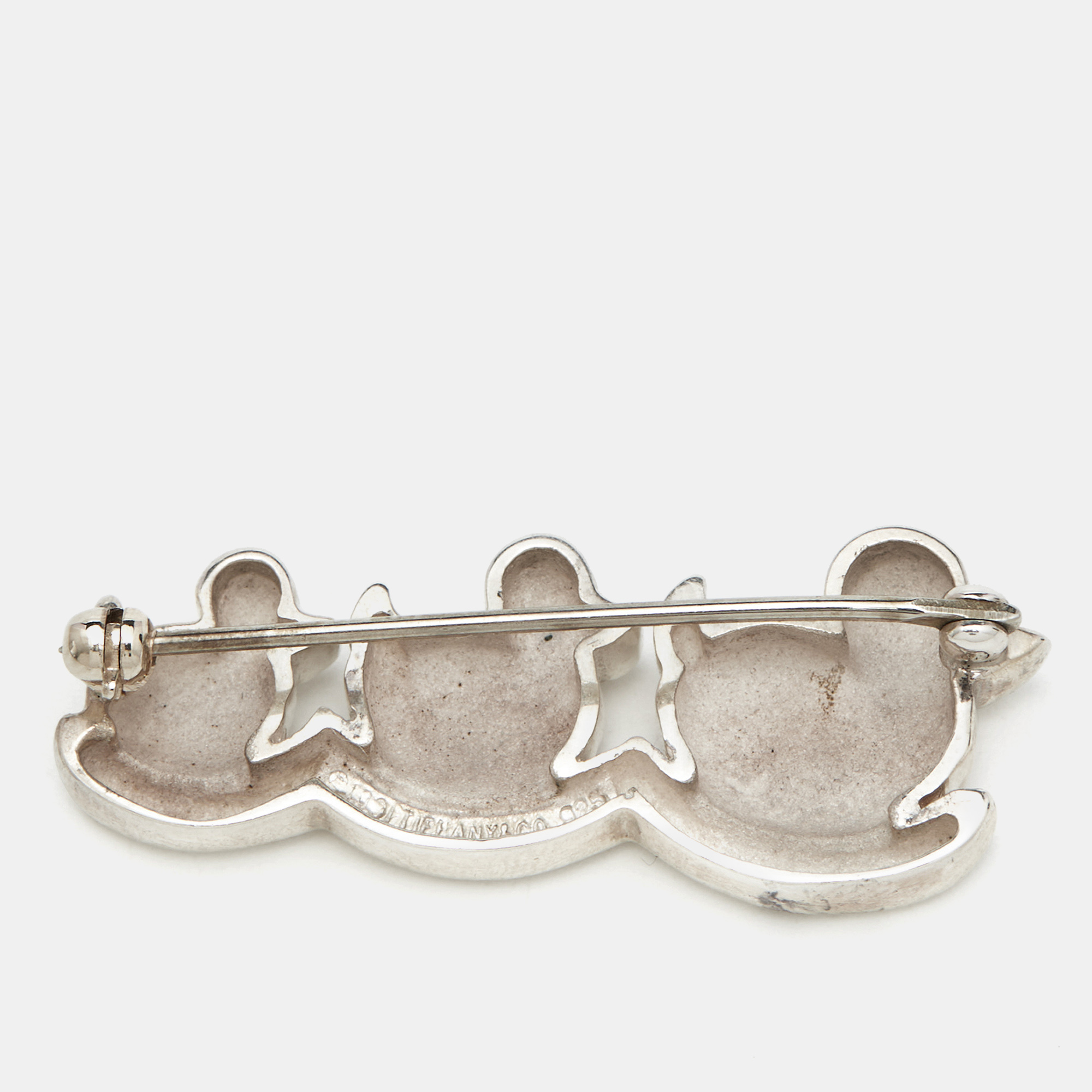 Tiffany & Co. Three Ducks Sterling Silver Brooch