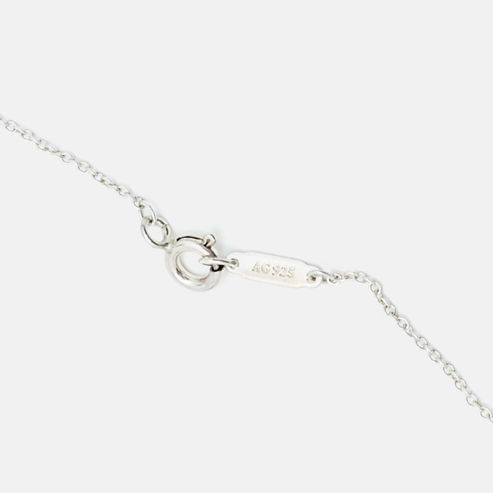 Tiffany & Co. Atlas Pierced Sterling Silver Pendant Necklace