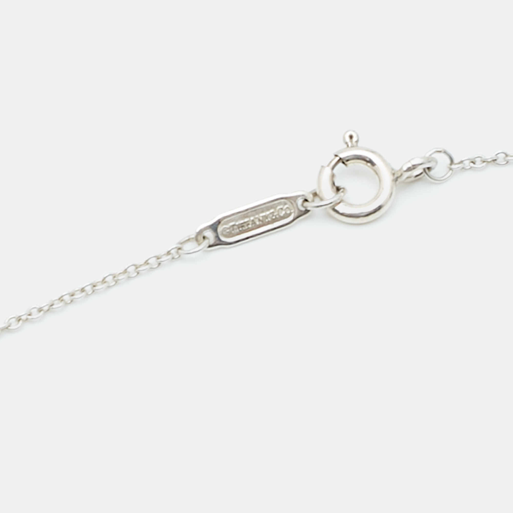 Tiffany & Co. Atlas Pierced Sterling Silver Pendant Necklace