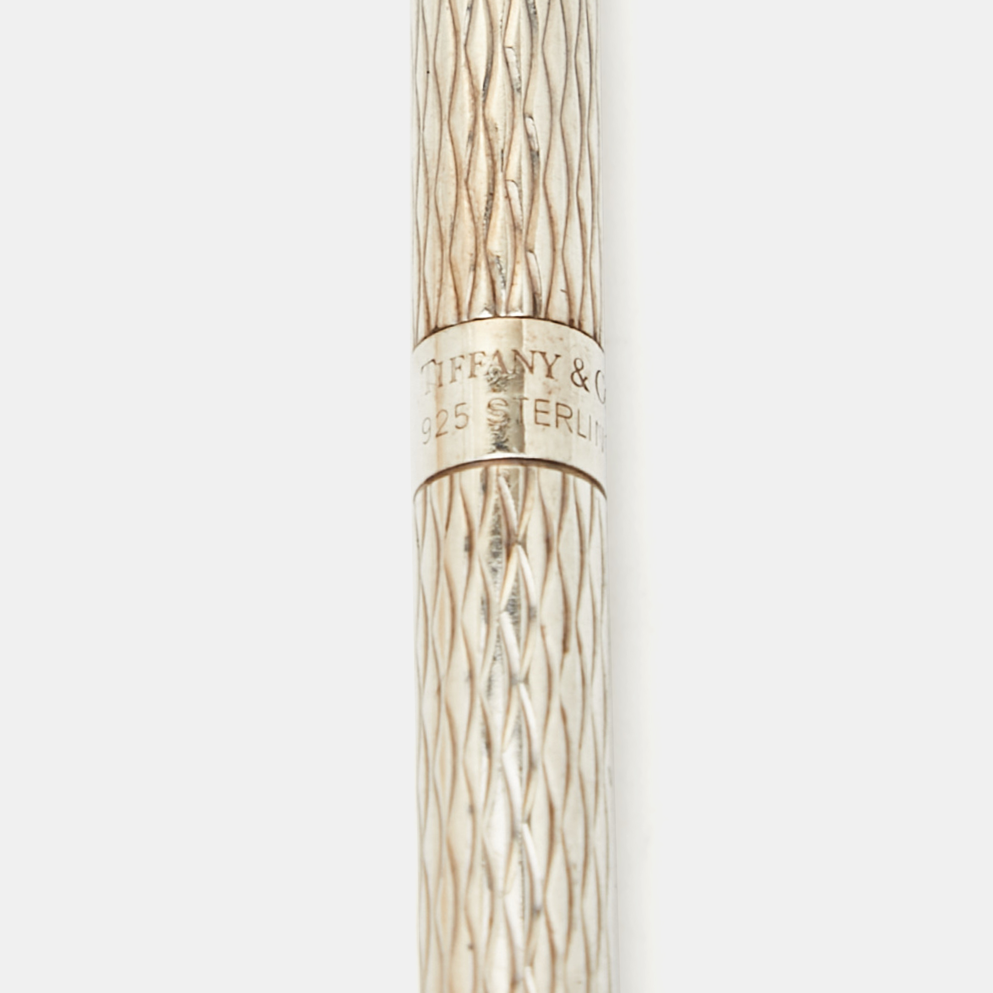 Tiffany & Co.  Silver 925 Textured Ballpoint Pen