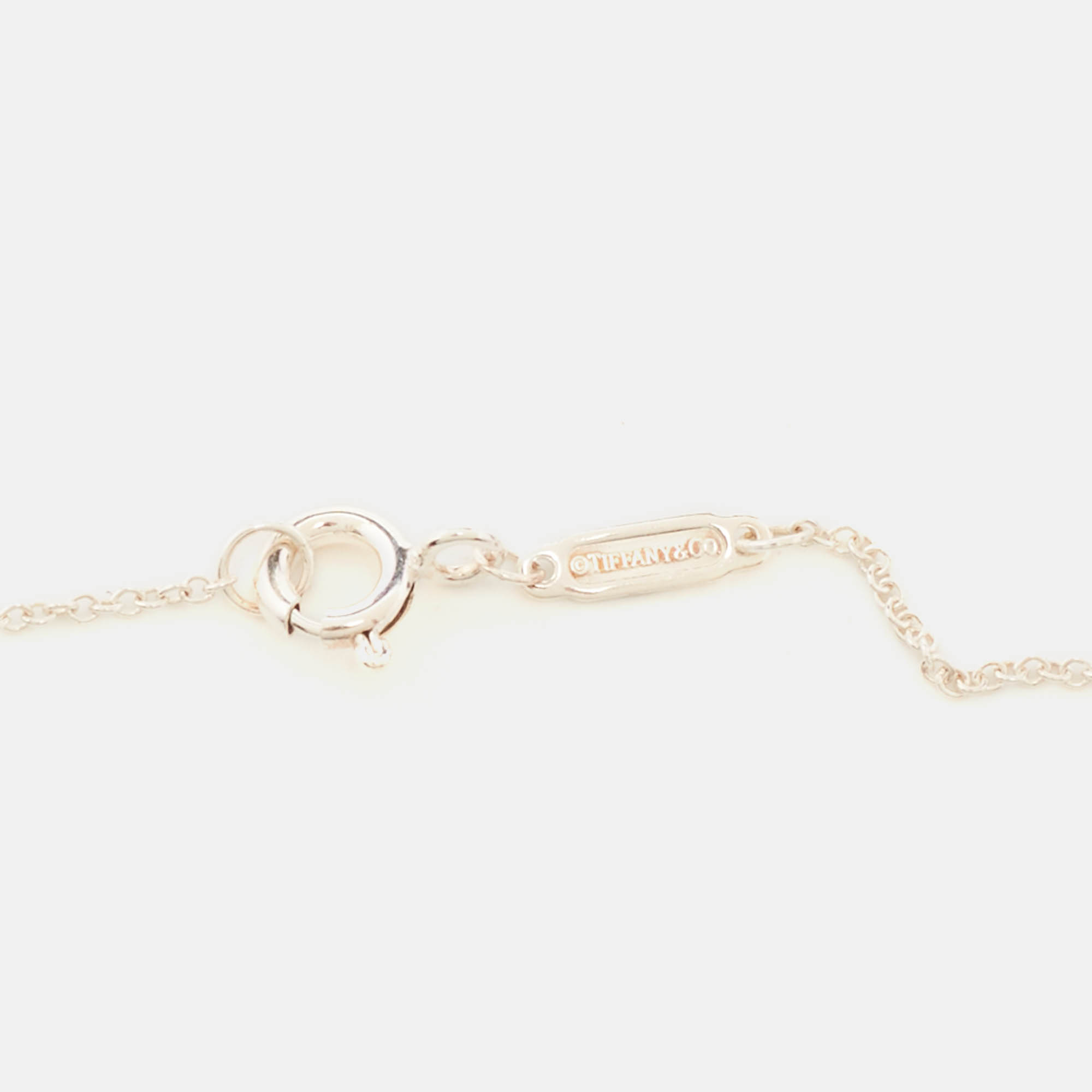 Tiffany & Co. Return To Tiffany Enamel Sterling Silver Pendant Necklace