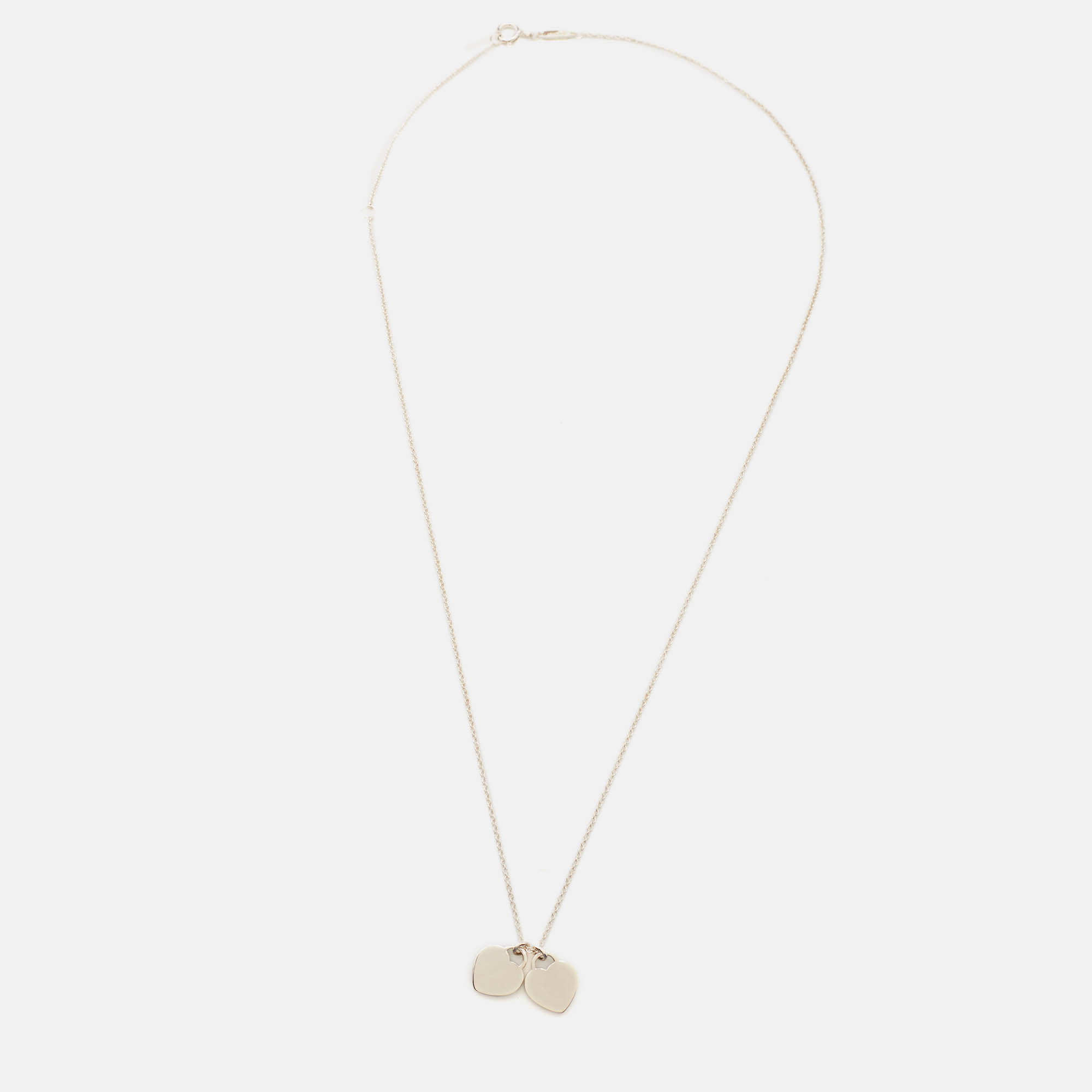 Tiffany & Co. Return To Tiffany Enamel Sterling Silver Pendant Necklace