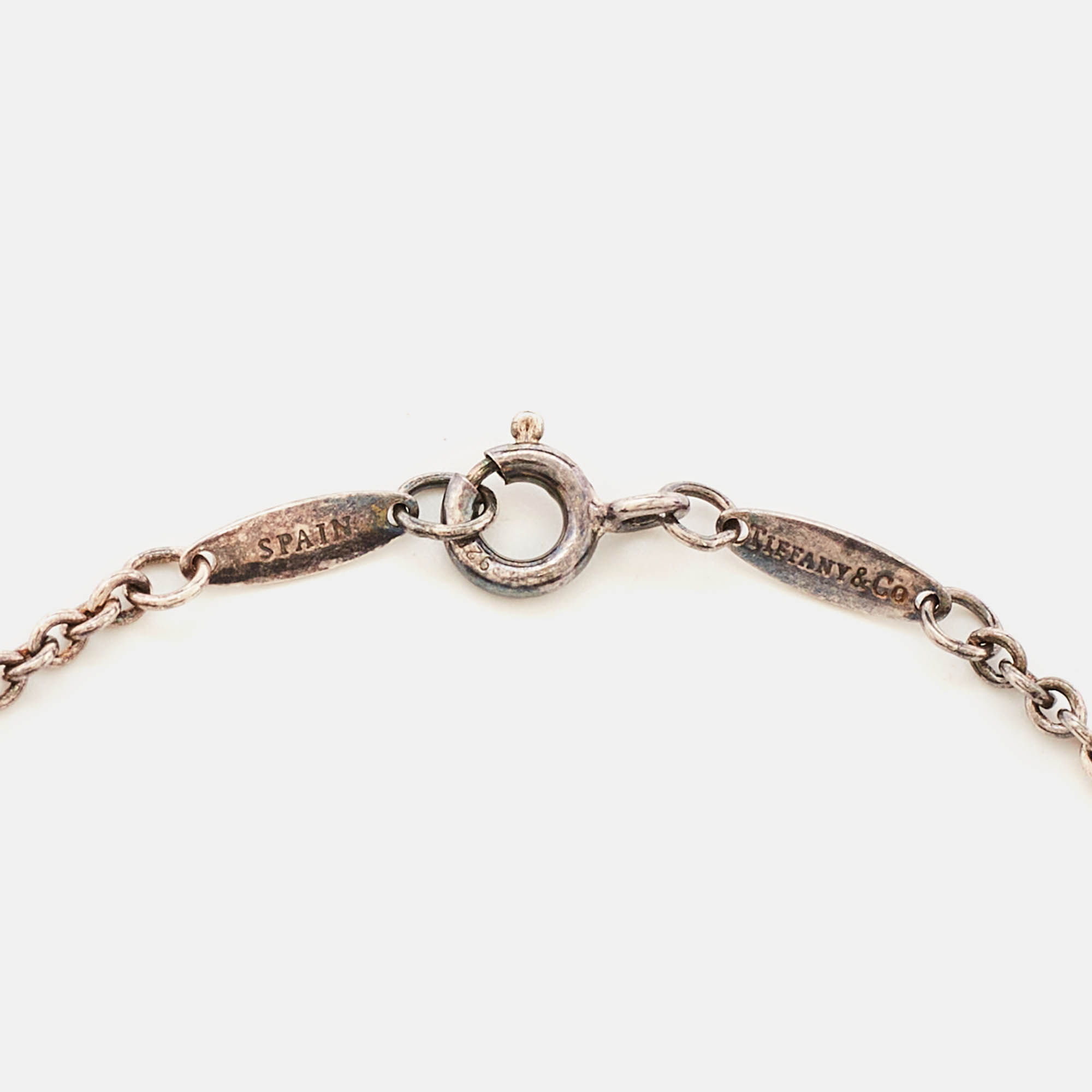 Tiffany & Co. Elsa Peretti Sterling Silver Open Heart Bracelet