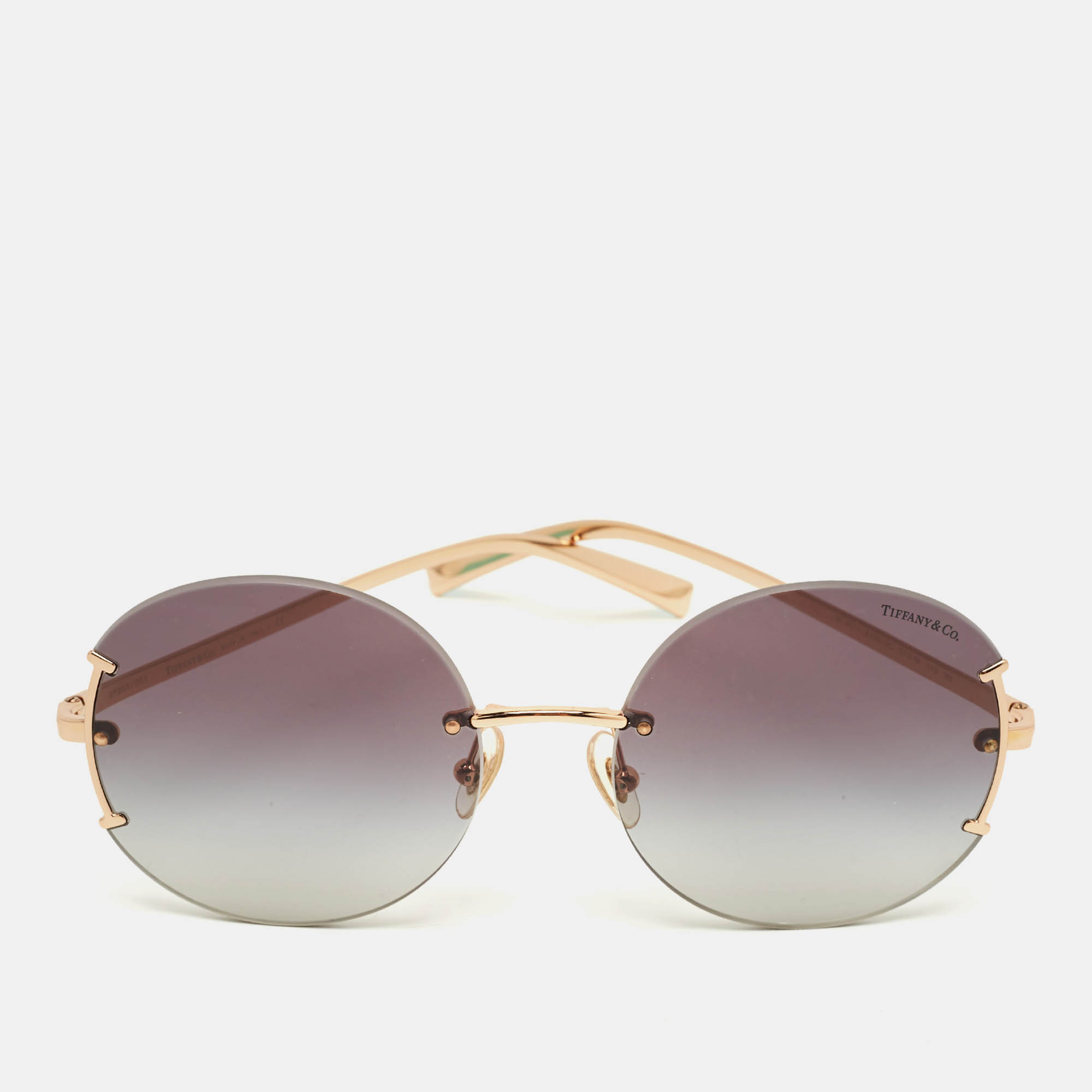 Tiffany & Co. Gradient Grey/Gold Tone TF 3071 Round Sunglasses
Tiffany & Co. Gradient Grey/Gold Tone TF 3071 Round Sunglasses