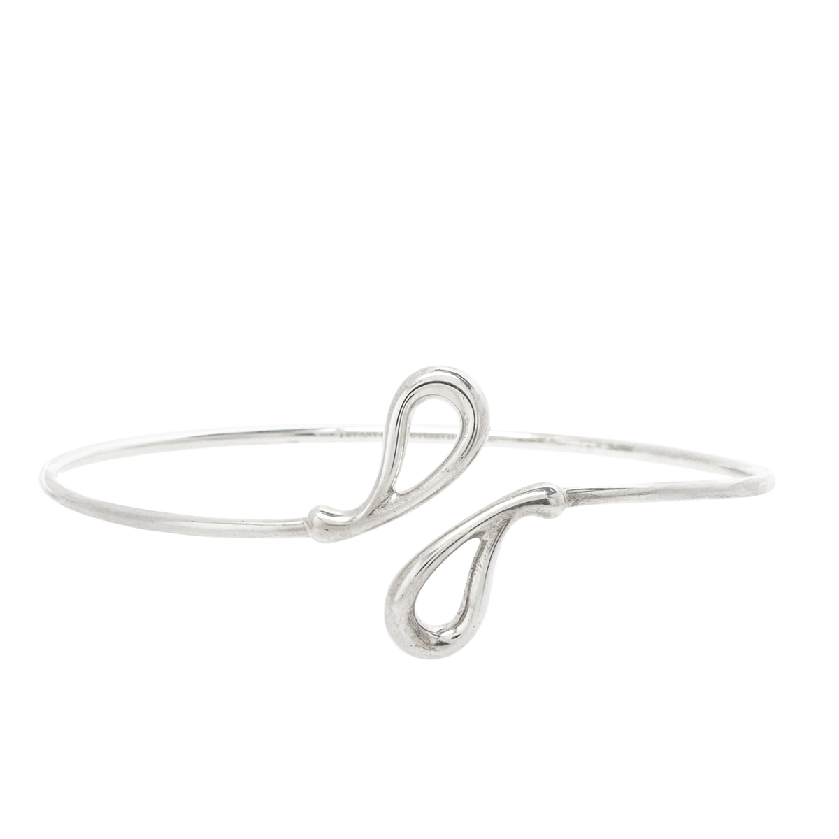 Tiffany & Co. Elsa Peretti Teardrop Sterling Silver Cuff Bracelet