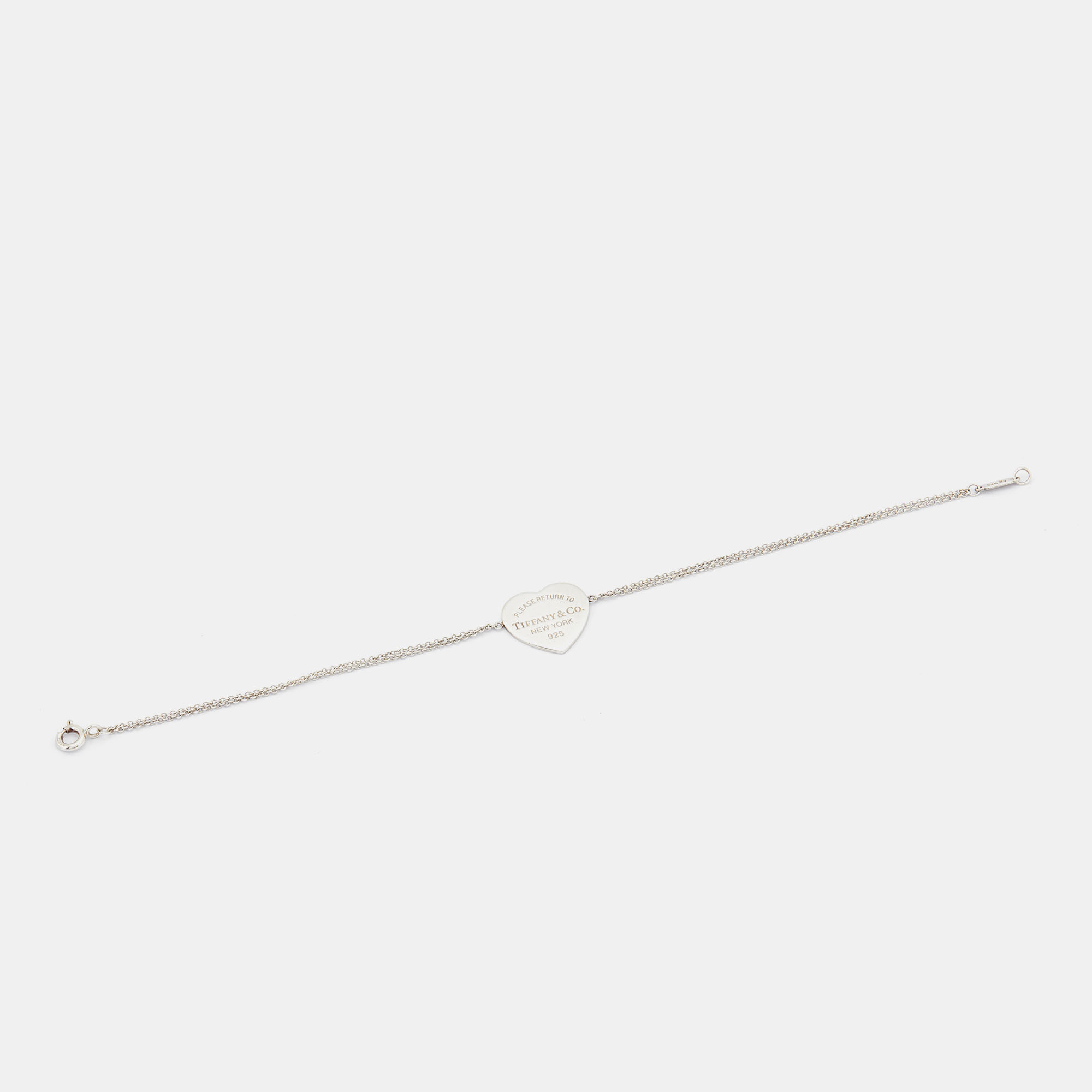 Tiffany & Co. Return To Tiffany Heart Tag Double Chain Sterling Silver Bracelet
Tiffany & Co. Return To Tiffany Heart Tag Double Chain Sterling Silver Bracelet