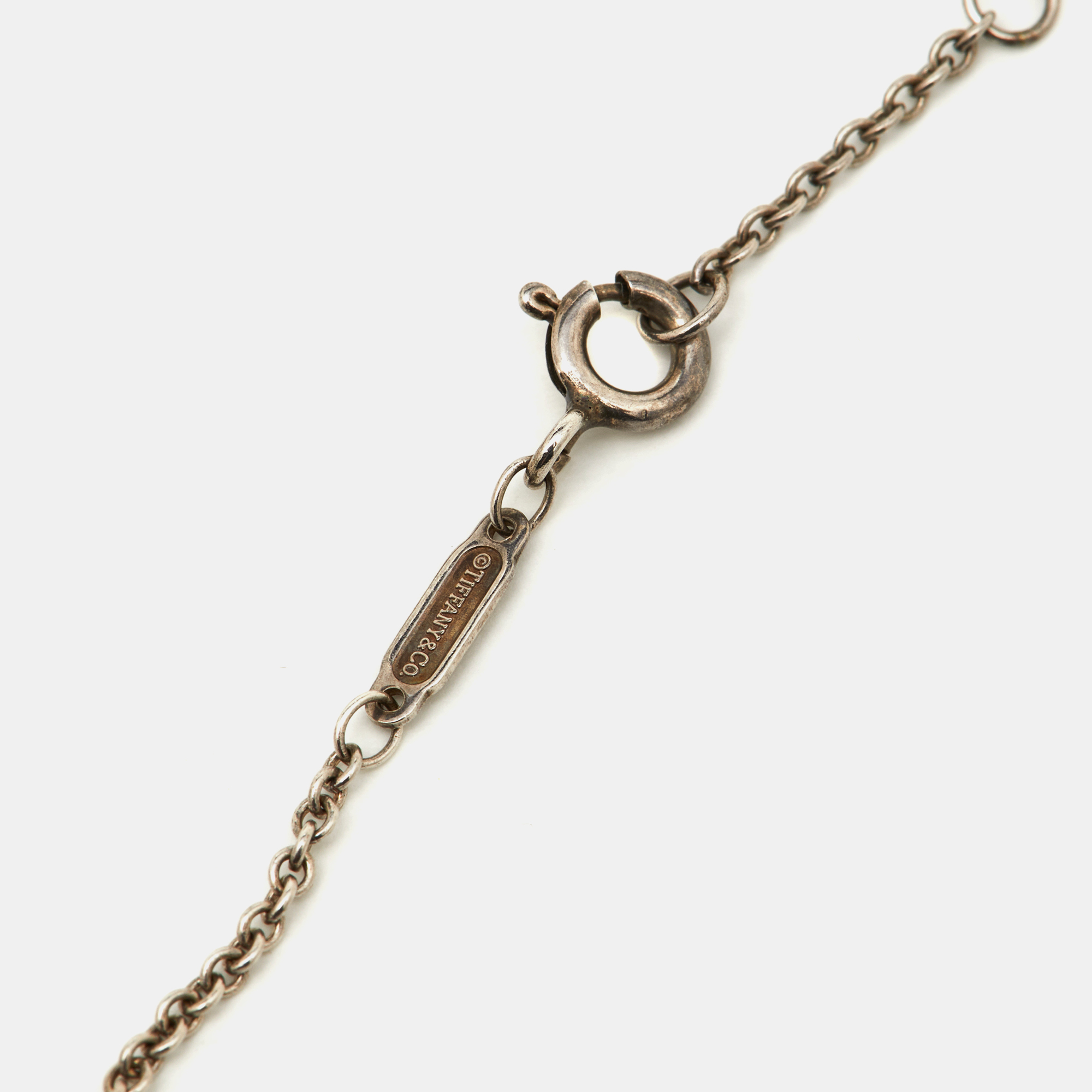 Tiffany & Co. 1837 Interlocking Circles Silver Chain Link Bracelet