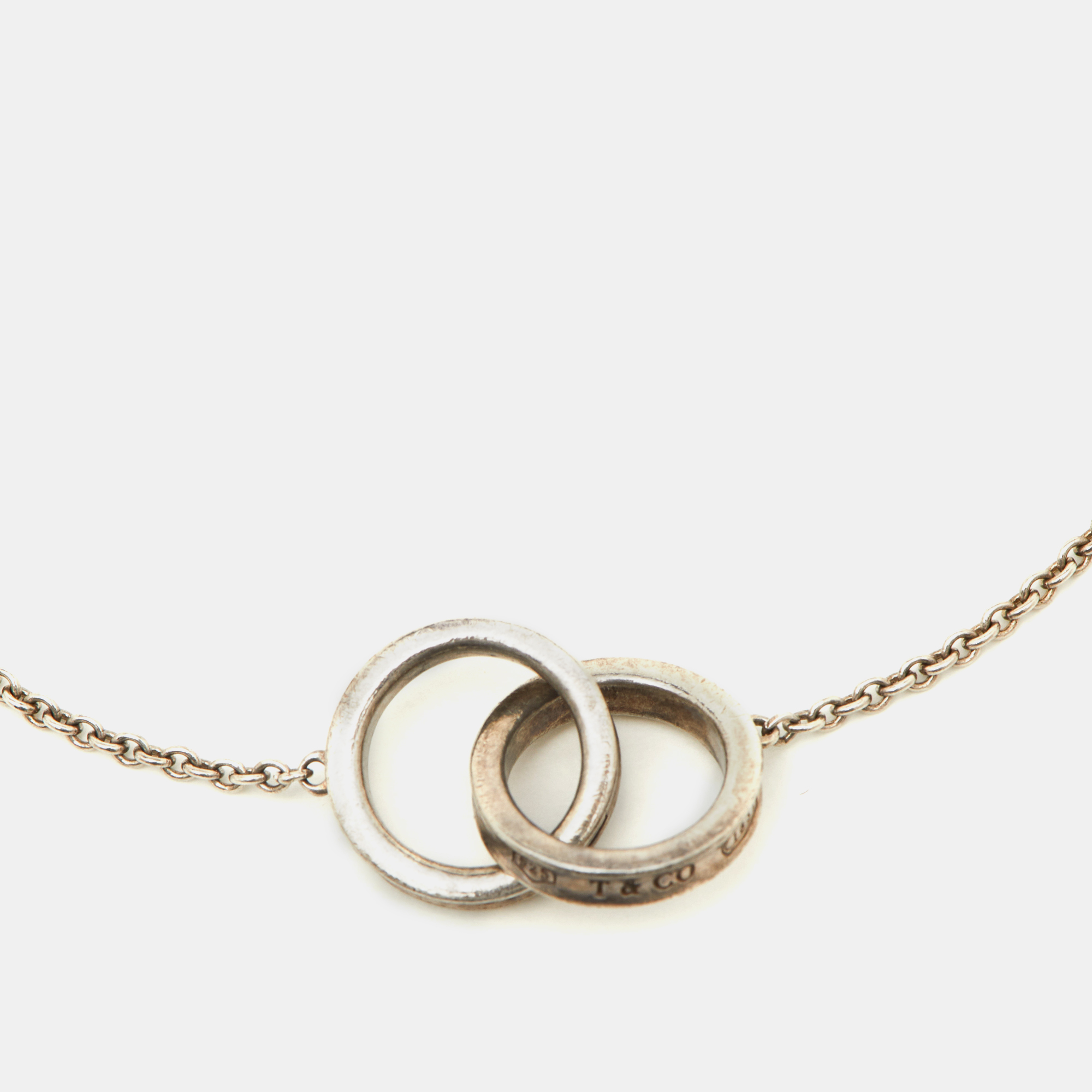 Tiffany & Co. 1837 Interlocking Circles Silver Chain Link Bracelet