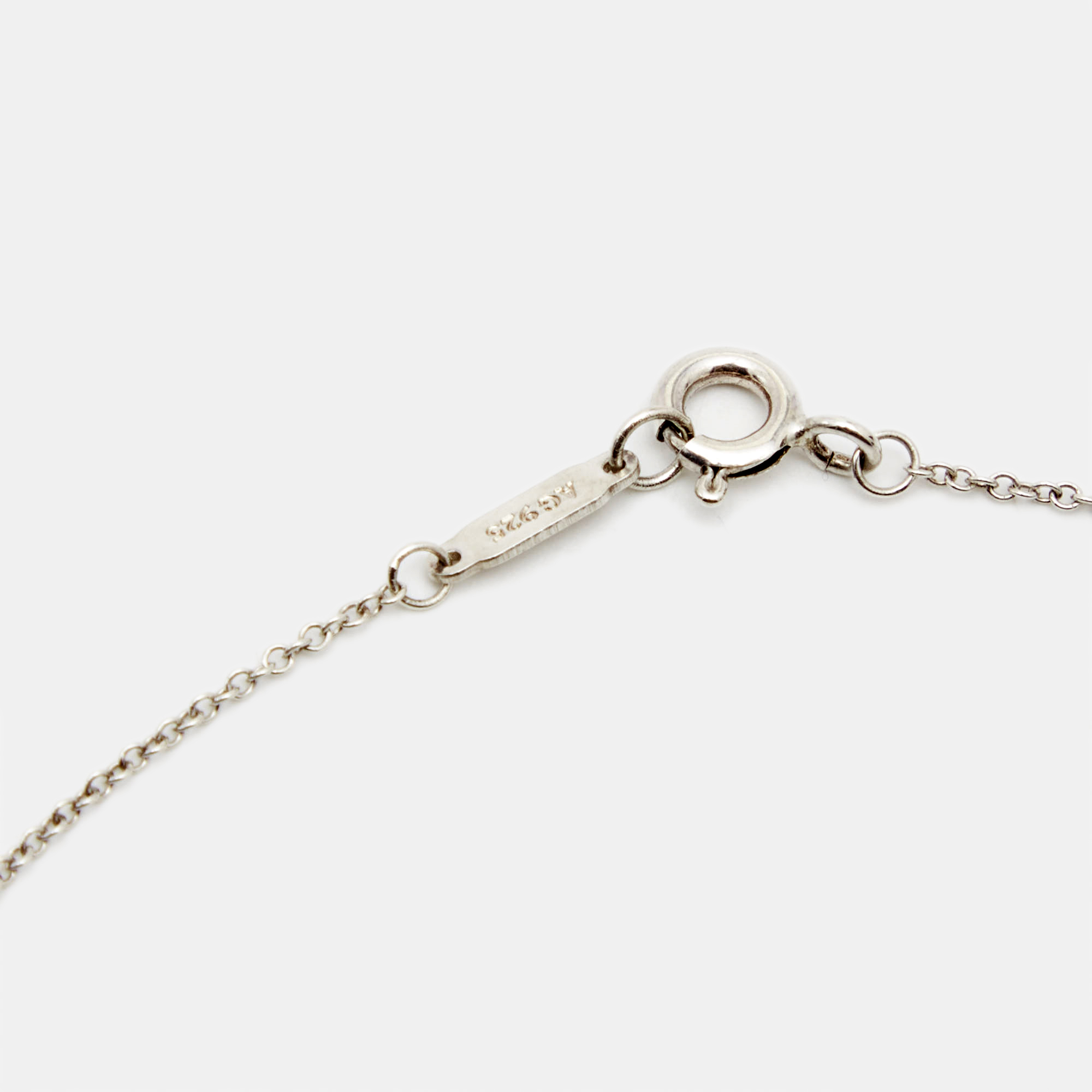 Tiffany & Co. Pierced Atlas Sterling Silver Lariat Necklace