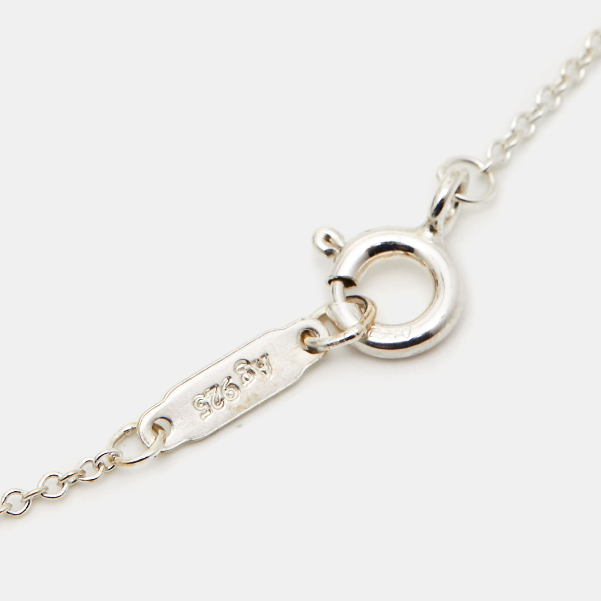 Tiffany & Co. Return To Tiffany Sterling Silver Pendant Necklace