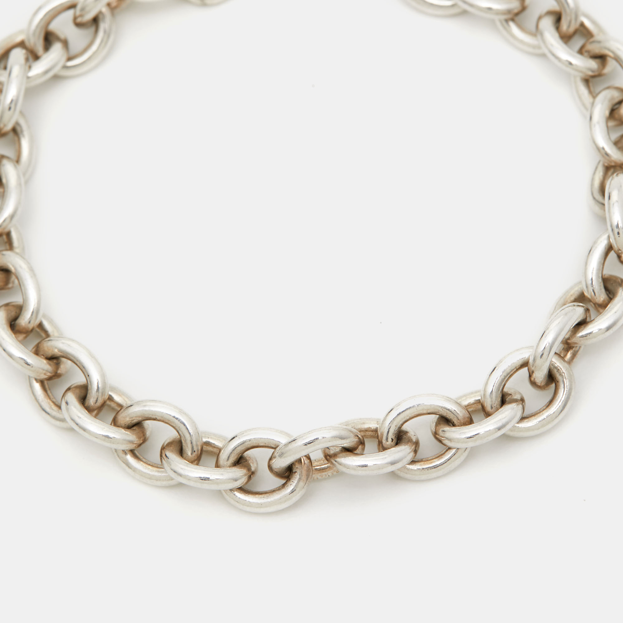Tiffany & Co. Round Link Sterling Silver Bracelet