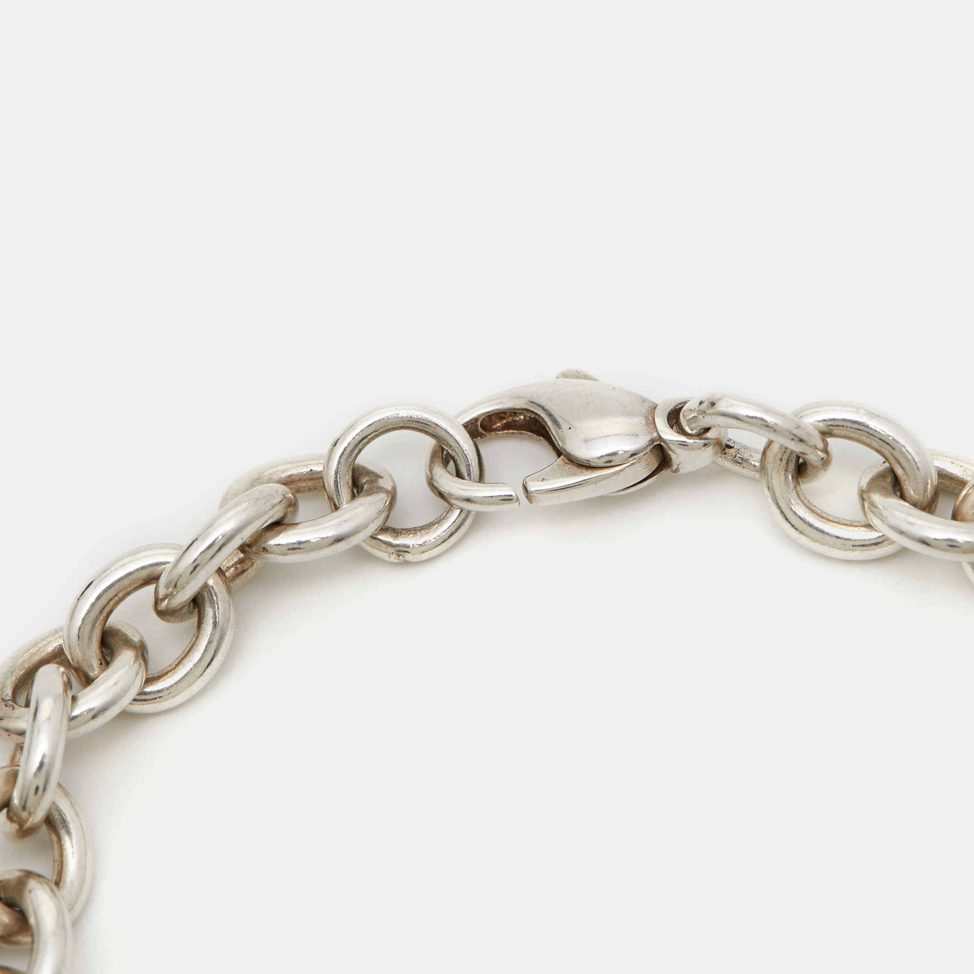 Tiffany & Co. Round Link Sterling Silver Bracelet