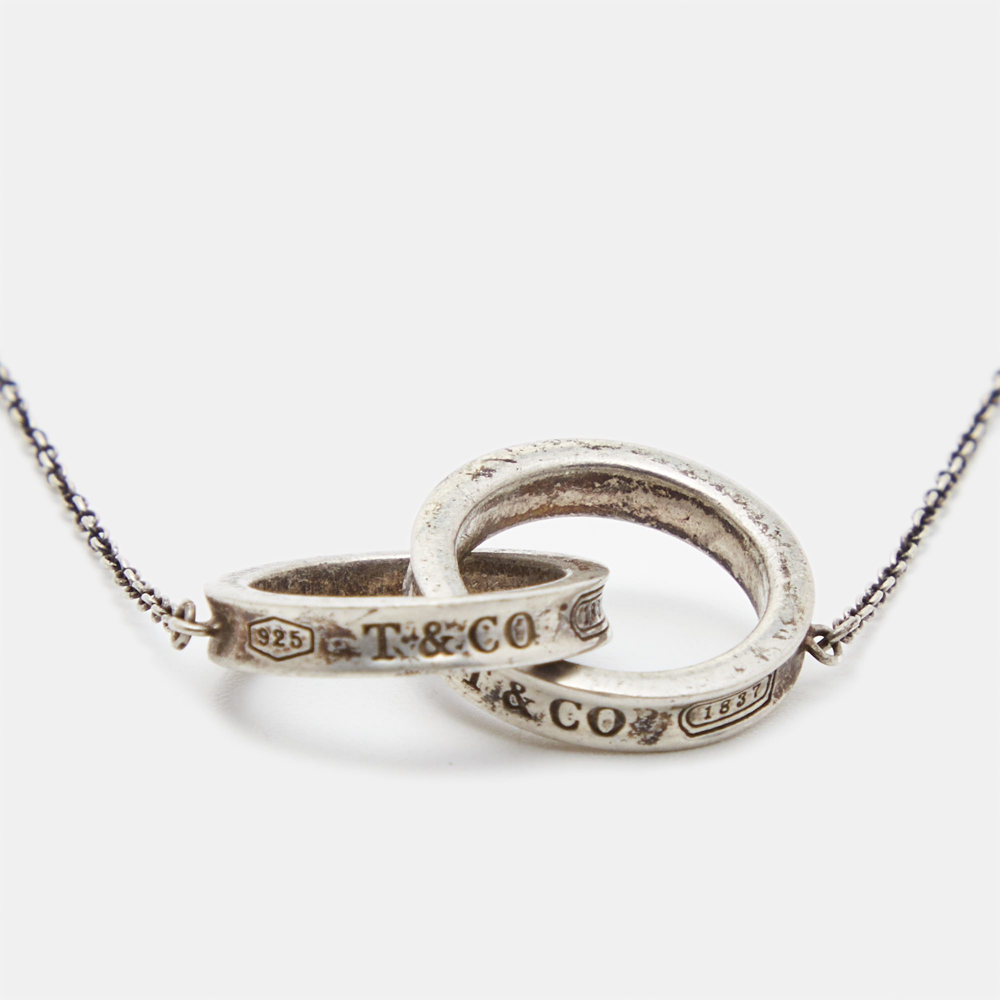 Tiffany & Co. Tiffany 1837 Interlocking Circles Sterling Silver Necklace