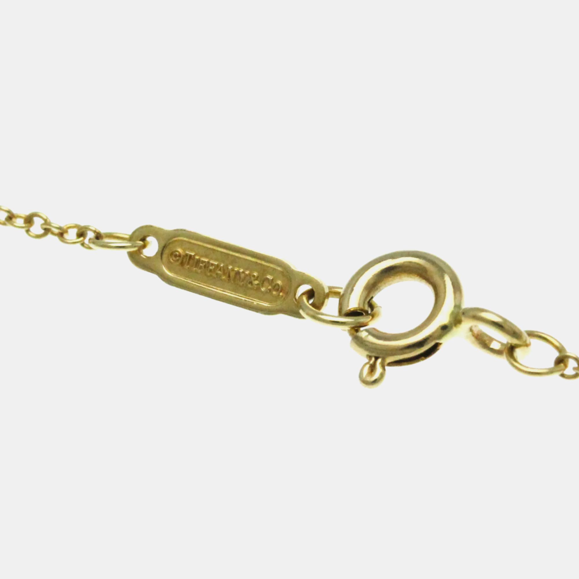 Tiffany & Co. 18K Yellow Gold Infinity Necklace