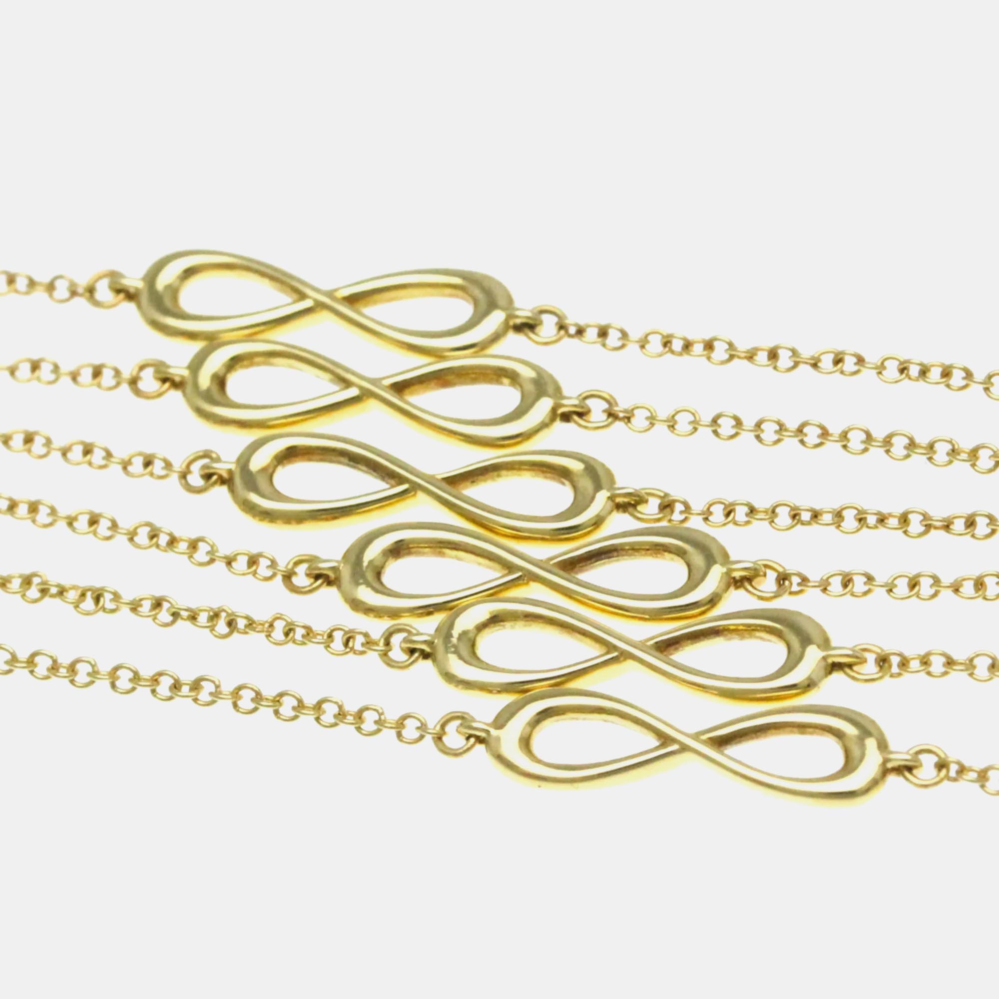 Tiffany & Co. 18K Yellow Gold Infinity Necklace