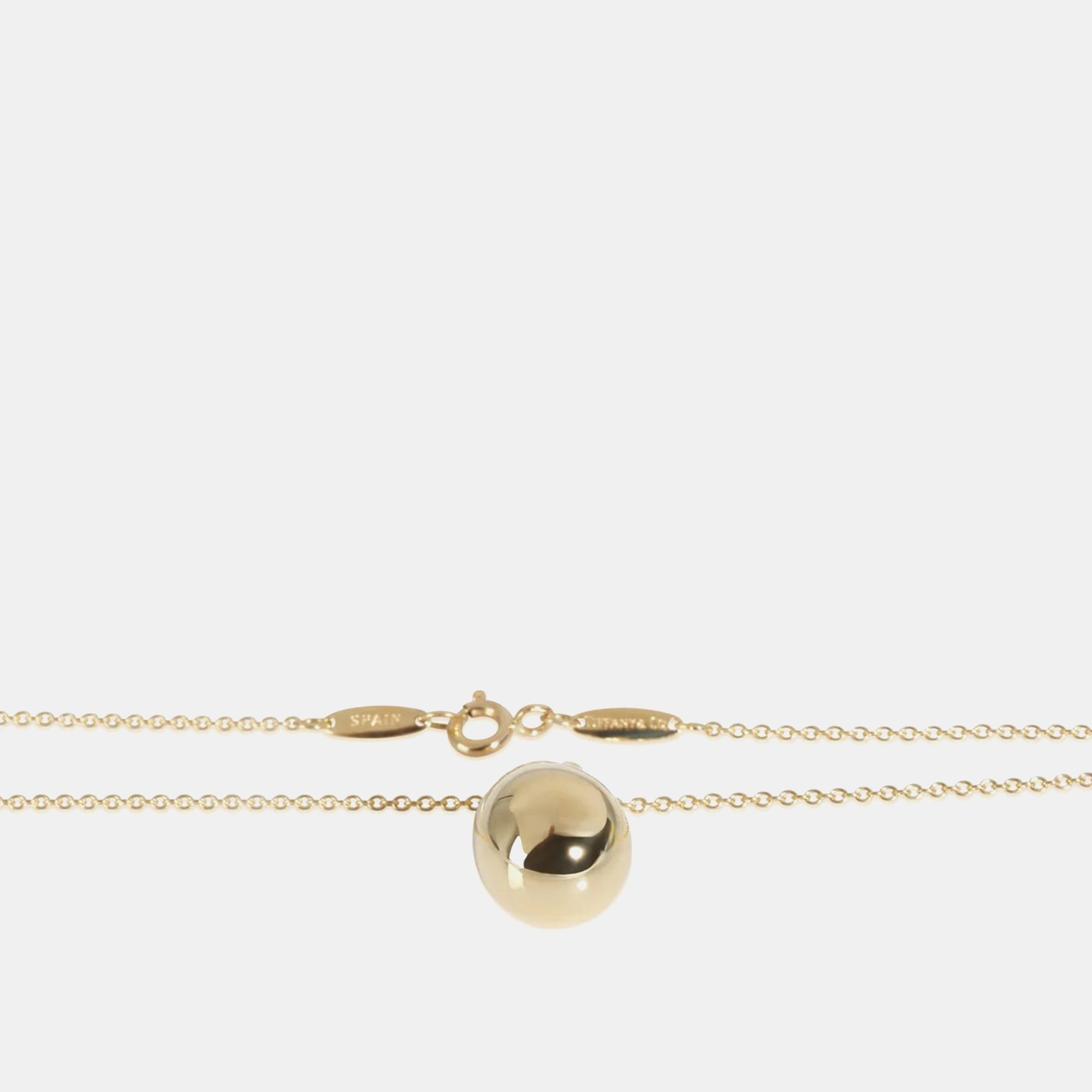 Tiffany & Co. 18k Yellow Gold Elsa Peretti Pendant Necklace