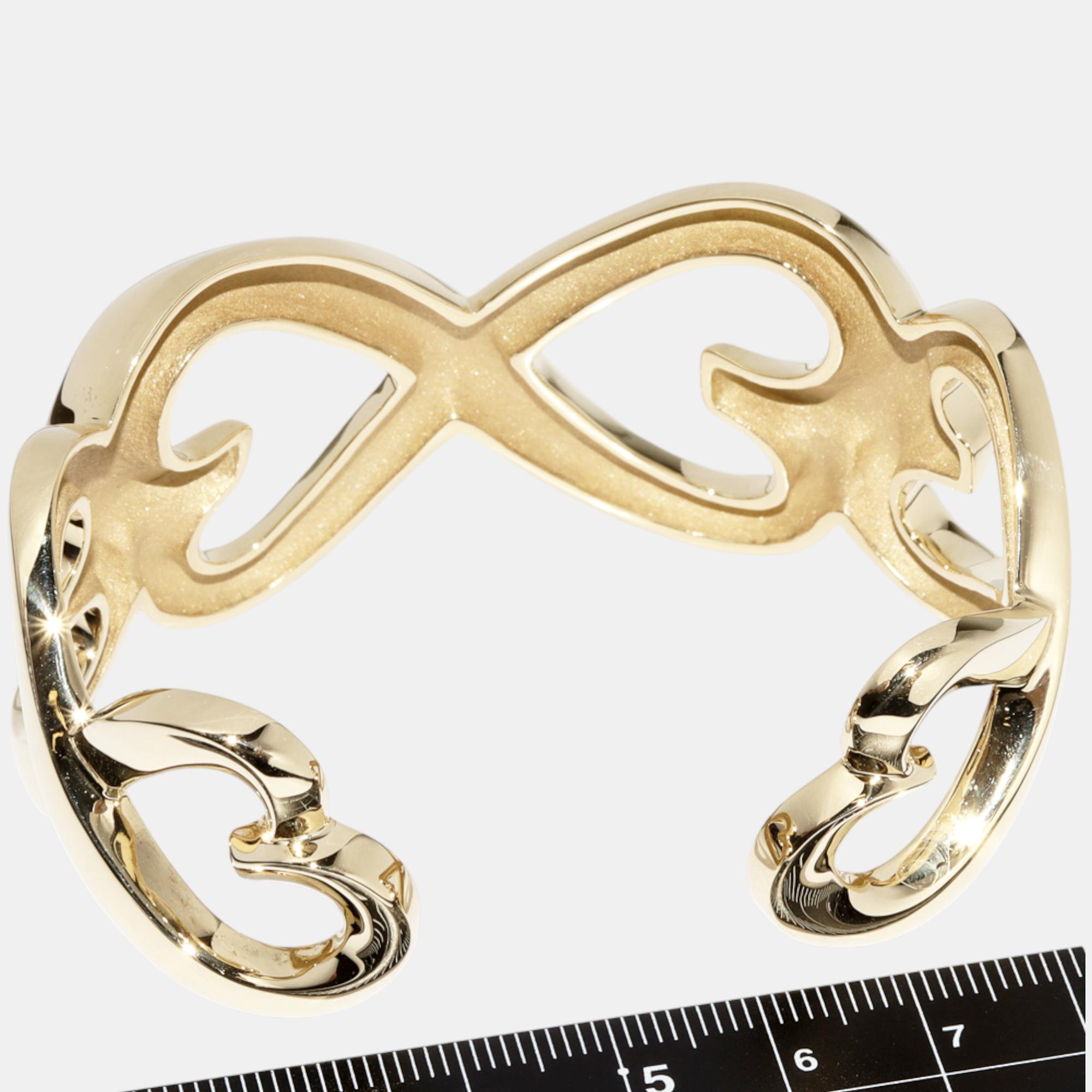 Tiffany & Co. 18K Yellow Gold Paloma Picasso Loving Heart Bracelet