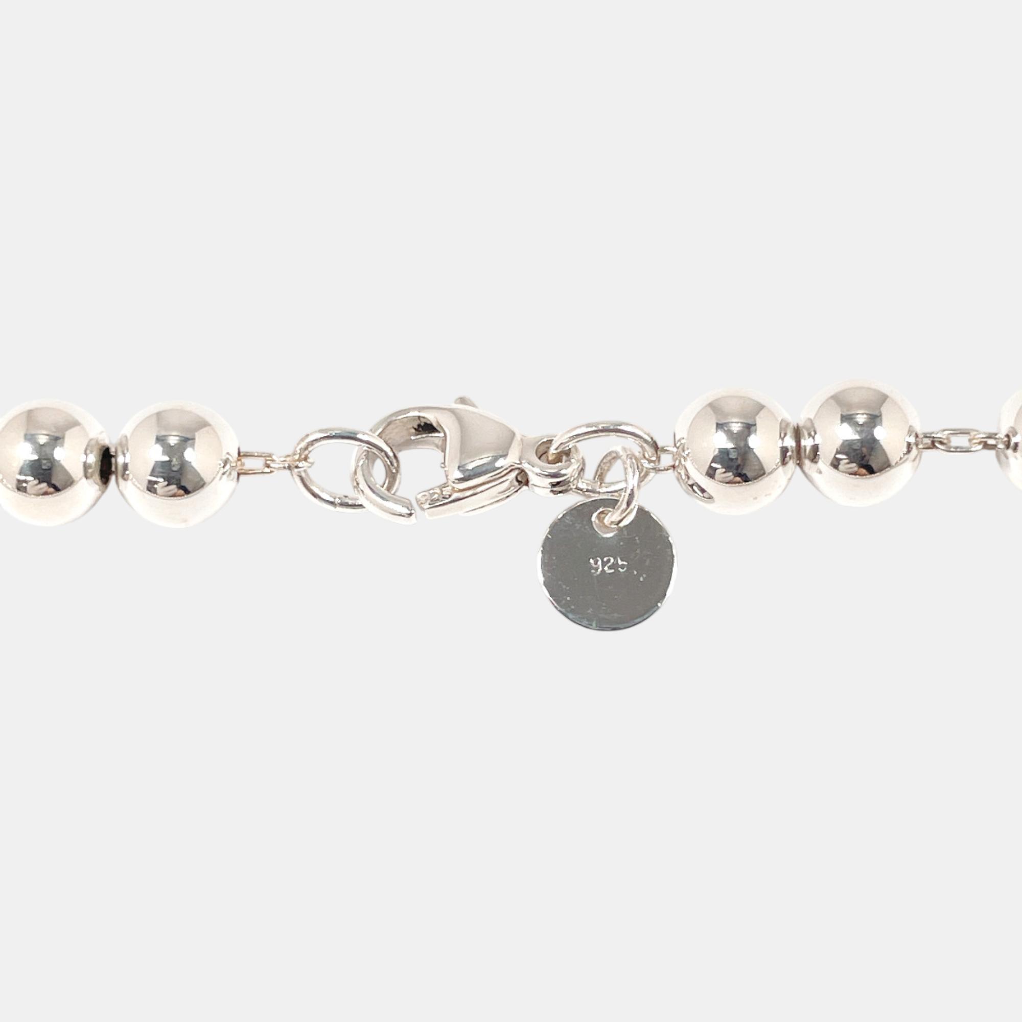 Tiffany & Co Sterling Silver Graduated Ball Necklace