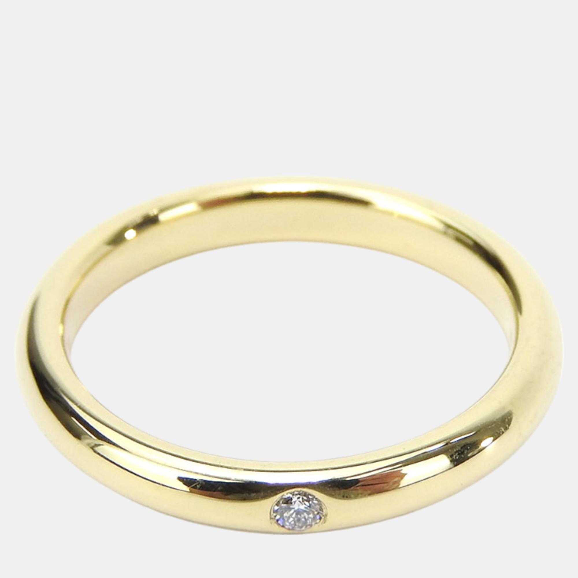 Tiffany & Co 18K Yellow Gold Diamond Ring