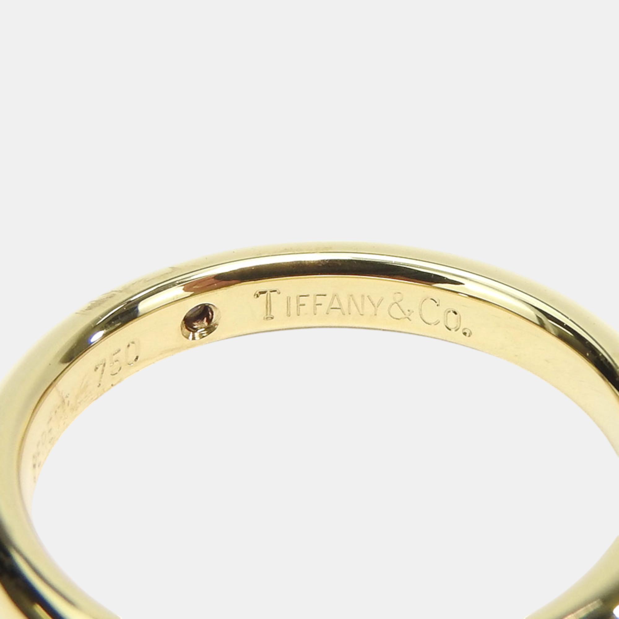 Tiffany & Co 18K Yellow Gold Diamond Ring