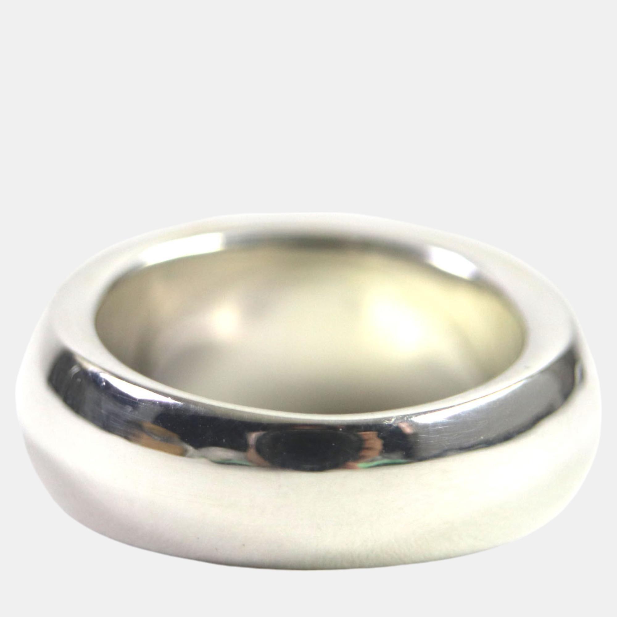 Tiffany & Co. Silver Etoile Combi Ring EU 51