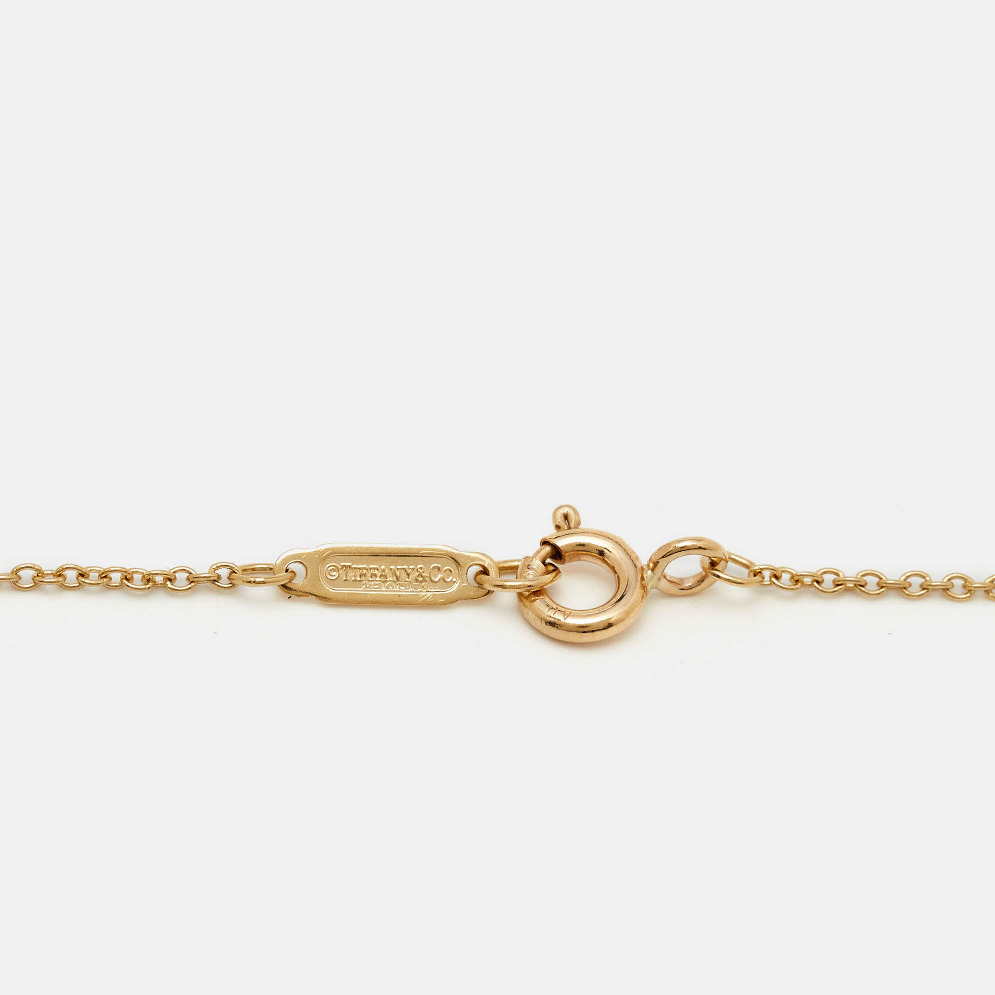 Tiffany & Co. Tiffany 1837 Bar 18k Yellow Gold Necklace