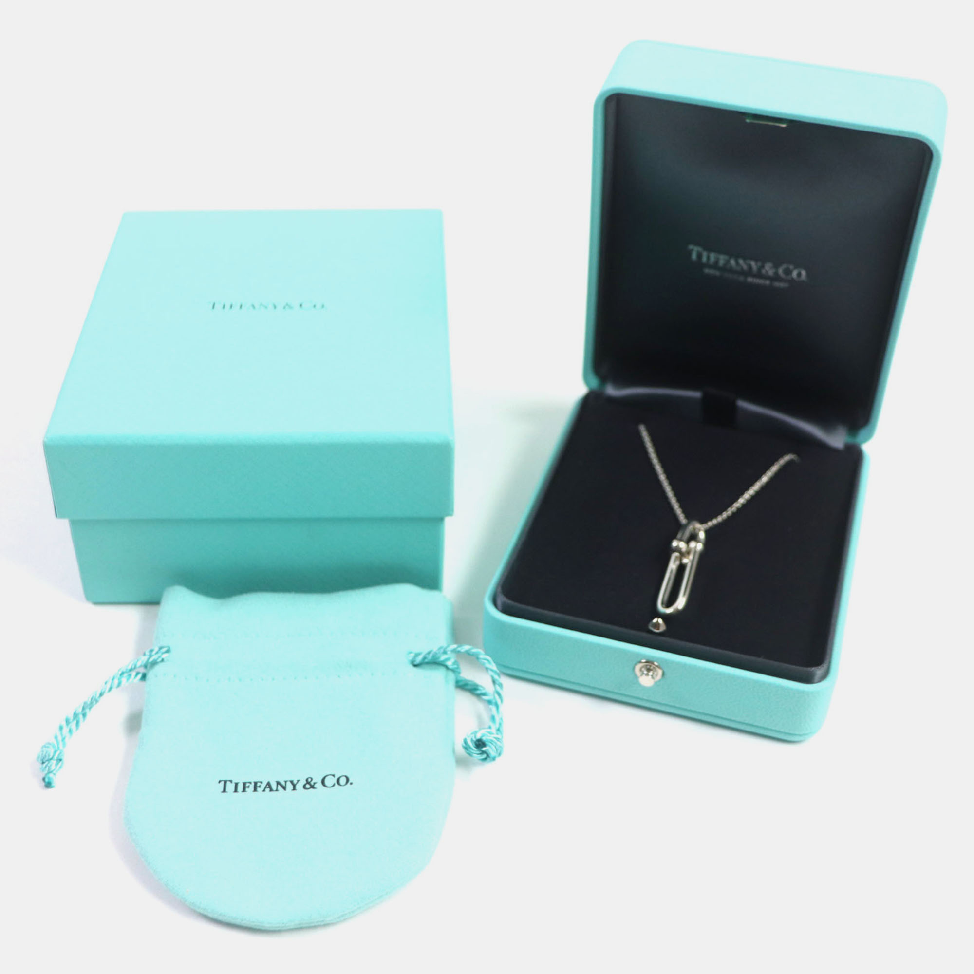 Tiffany & Co Ag925 Silver Necklace Silver Metal