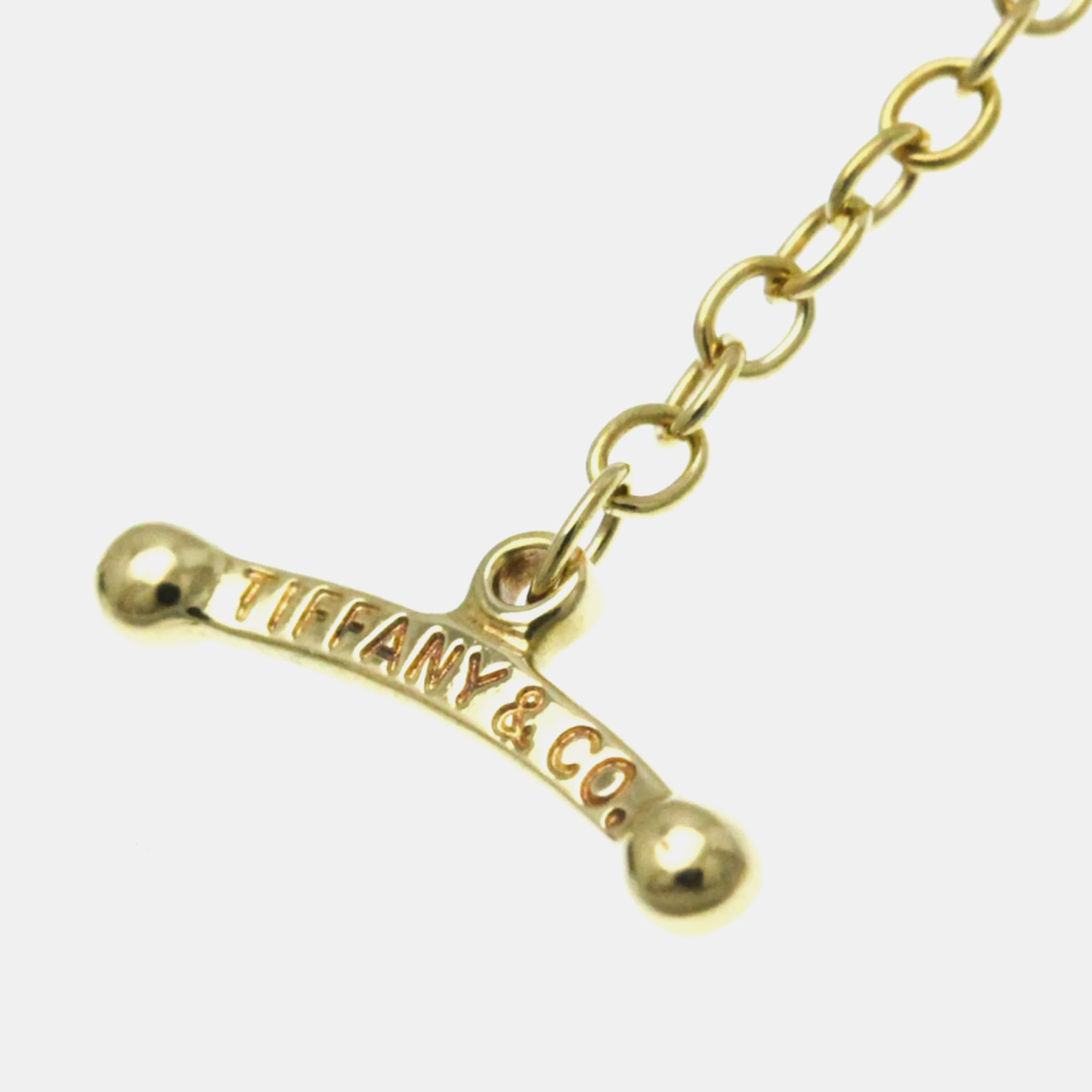 Tiffany & Co. 18K Yellow Gold And Pearl Elsa Peretti Necklace