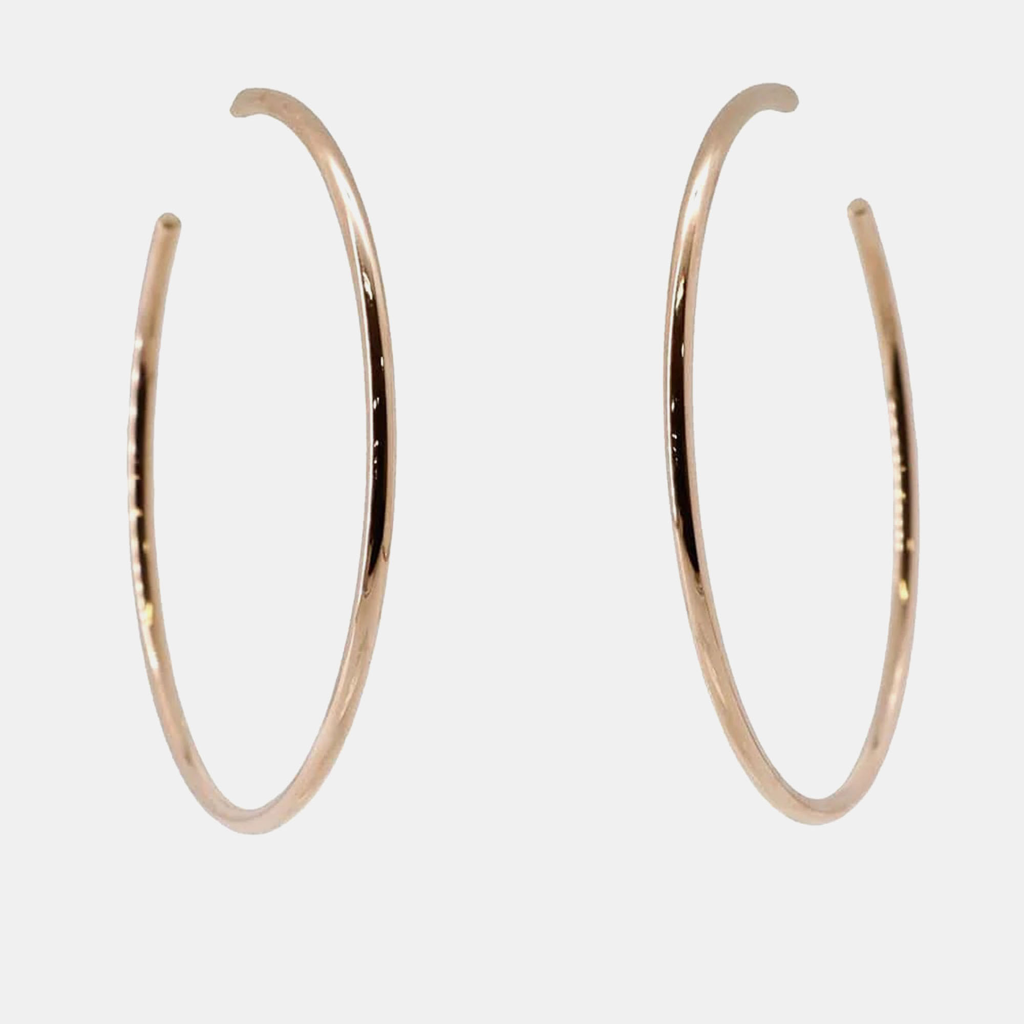 Tiffany & Co. 18K Rose Gold Hoop Earrings