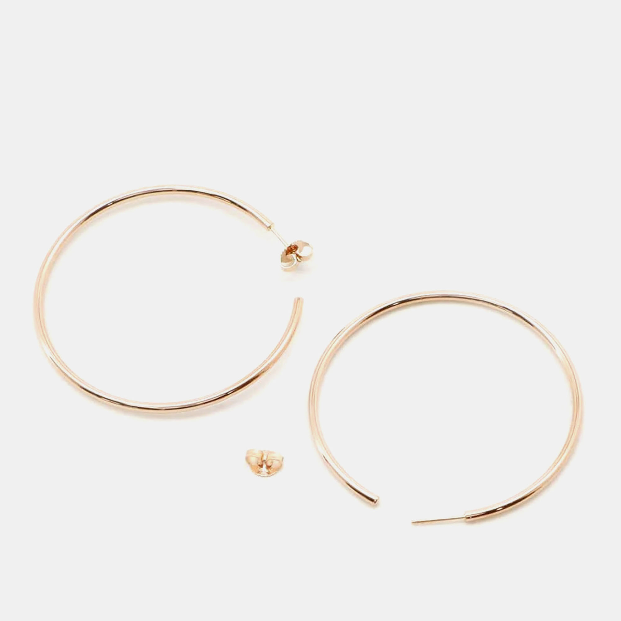 Tiffany & Co. 18K Rose Gold Hoop Earrings