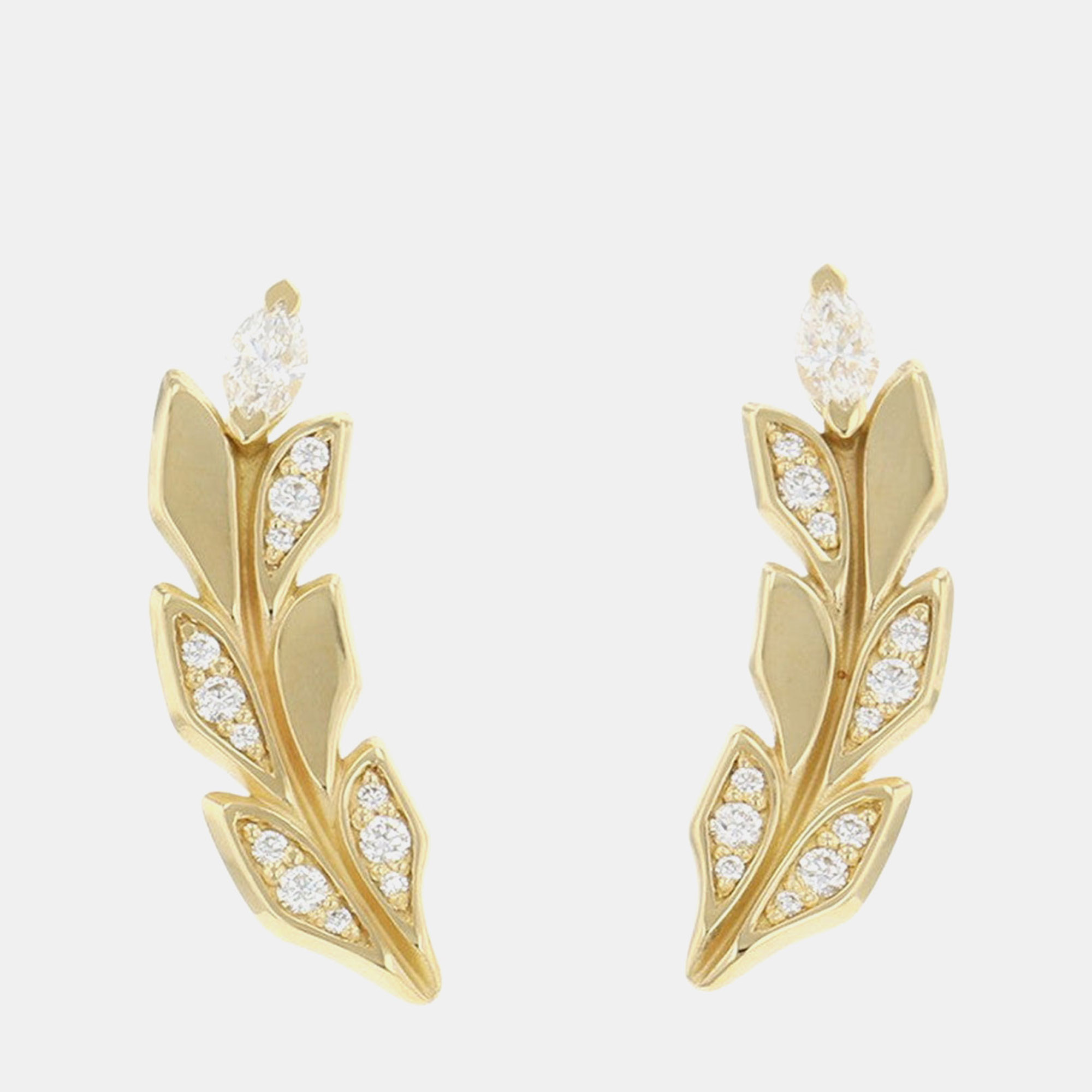 Tiffany & Co. Victoria Vine 18K Yellow Gold Diamond Climber Earrings
Tiffany & Co. Victoria Vine 18K Yellow Gold Diamond Climber Earrings