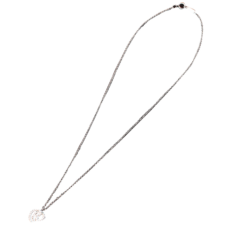 Tiffany & Co. Heart Platinum & Diamond Pendant Necklace, Silver
Tiffany & Co. Heart Platinum & Diamond Pendant Necklace, Silver