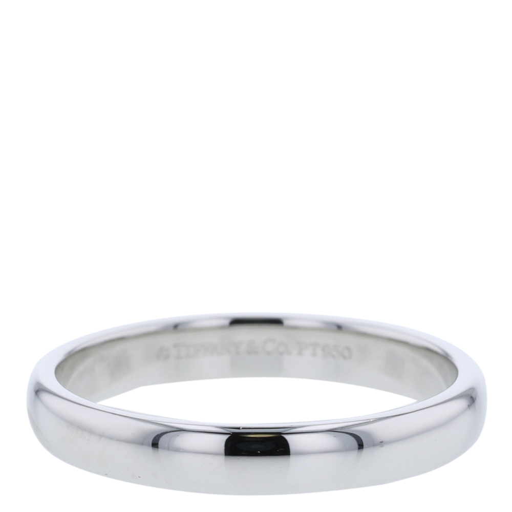 Tiffany & Co. Classic Band Platinum Silver Ring Size 
Tiffany & Co. Classic Band Platinum Silver Ring Size